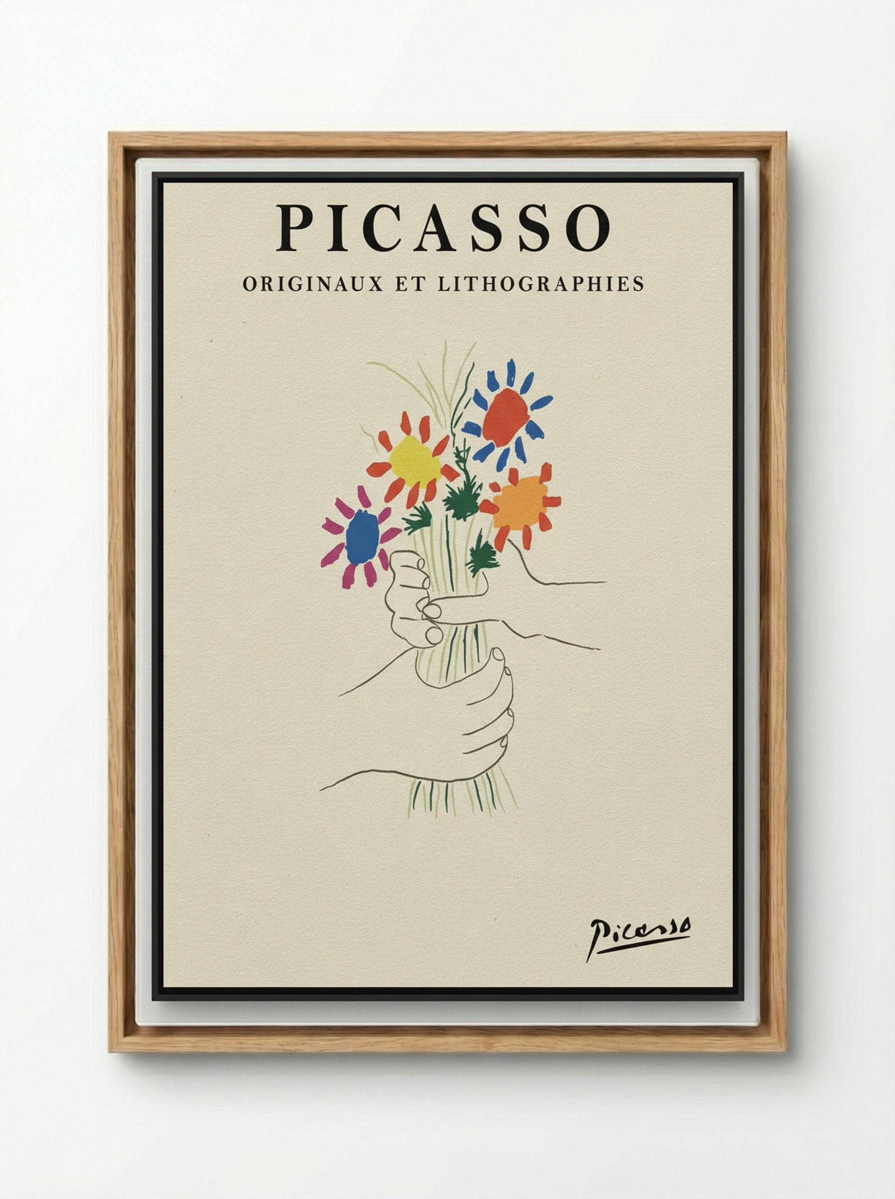 Flowers and Hands - Pablo Picasso