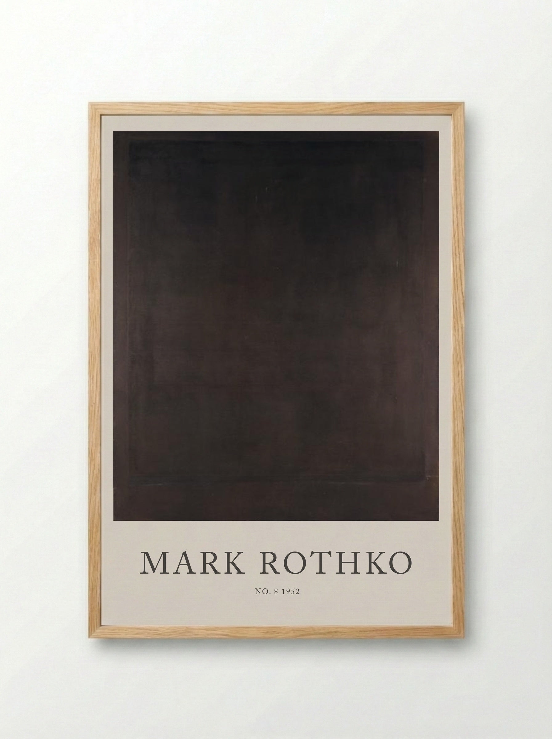No. 8 - Mark Rothko - Framed Print Wood