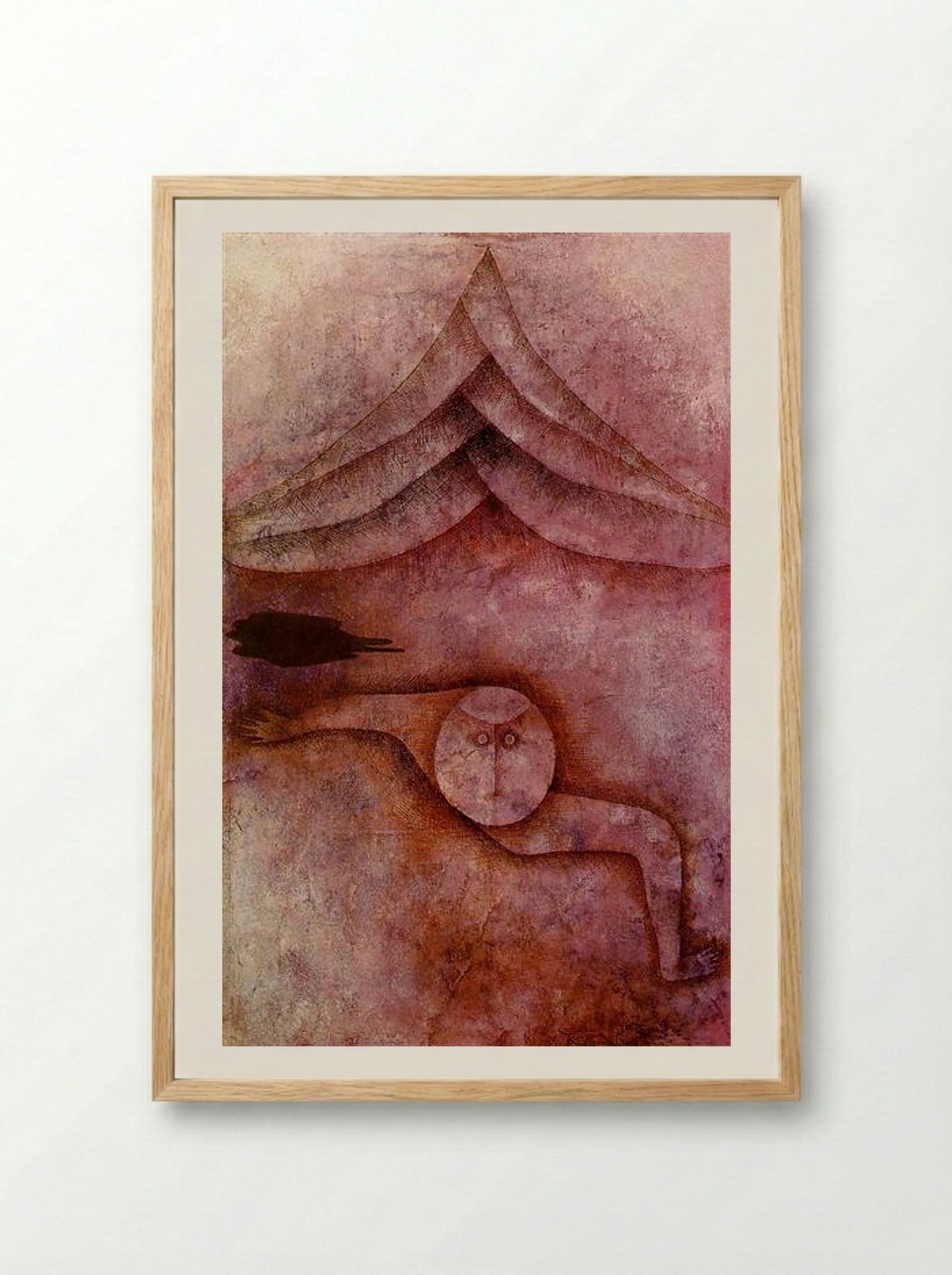 Refuge - Paul Klee - Framed Print Wood