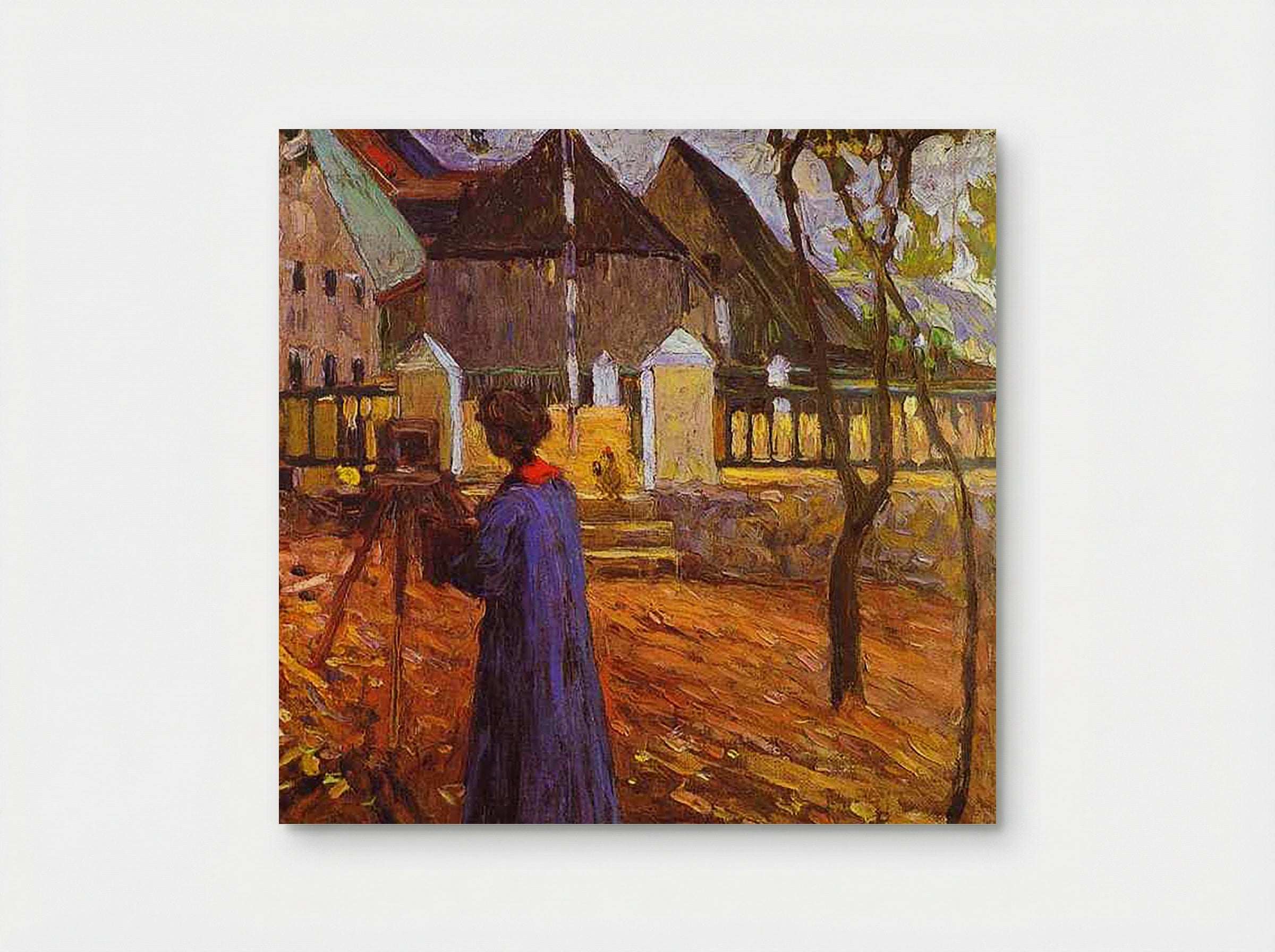 Woman with Camera in Murnau - Gabriele Münter - Poster
