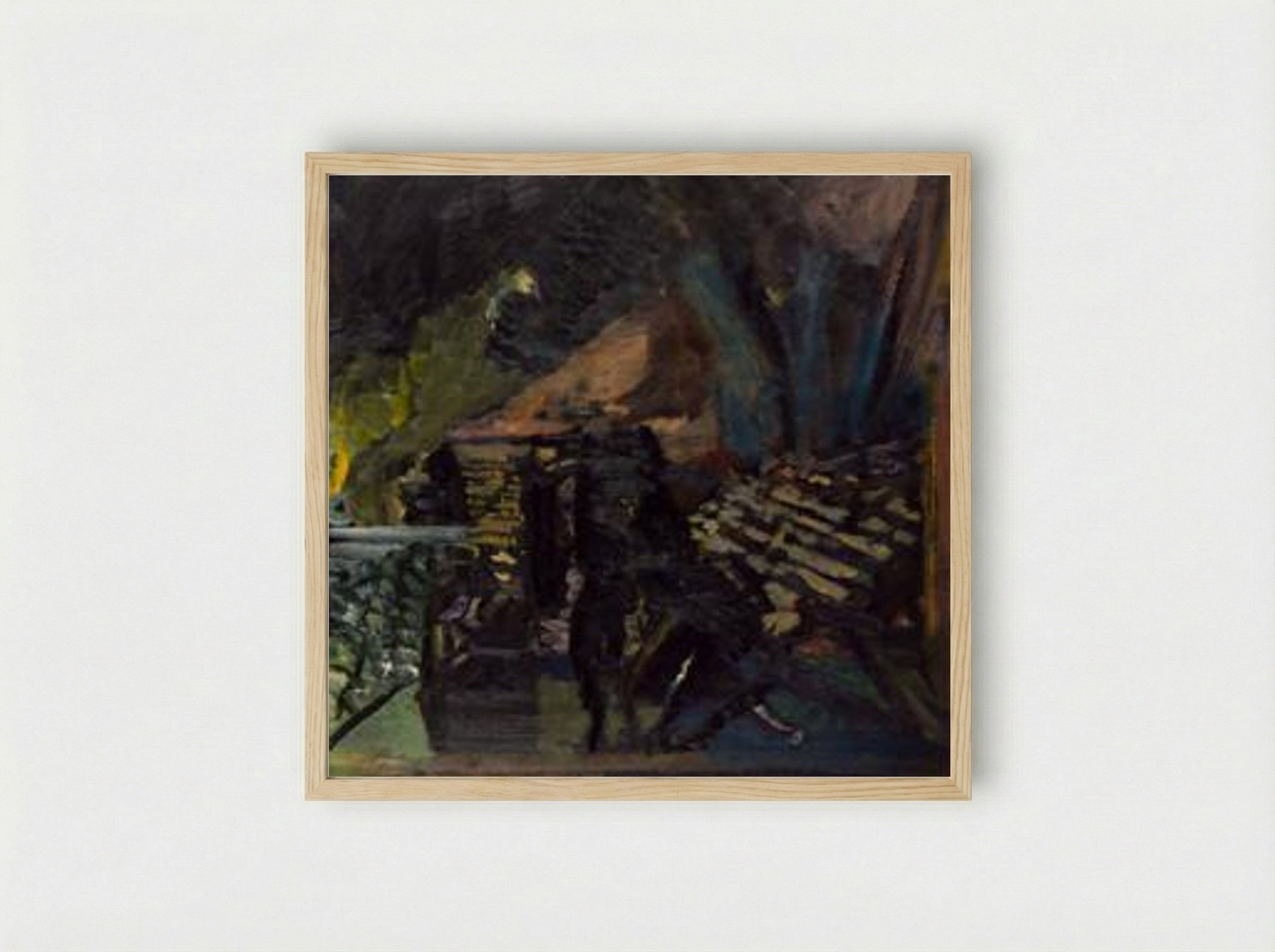 Bomb Store - David Bomberg - Framed Print Wood