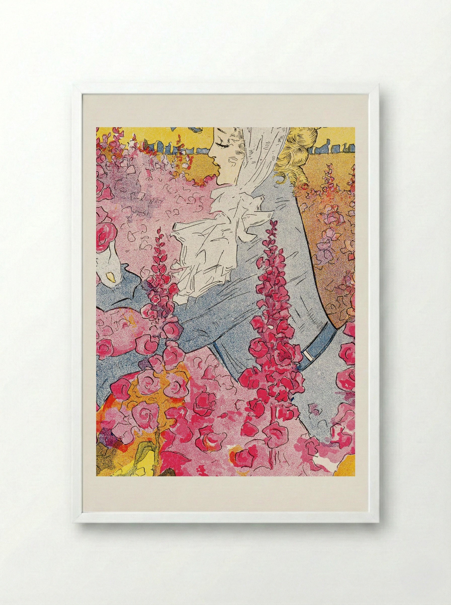 Summer - Penrhyn Stanlaws - Framed Print White