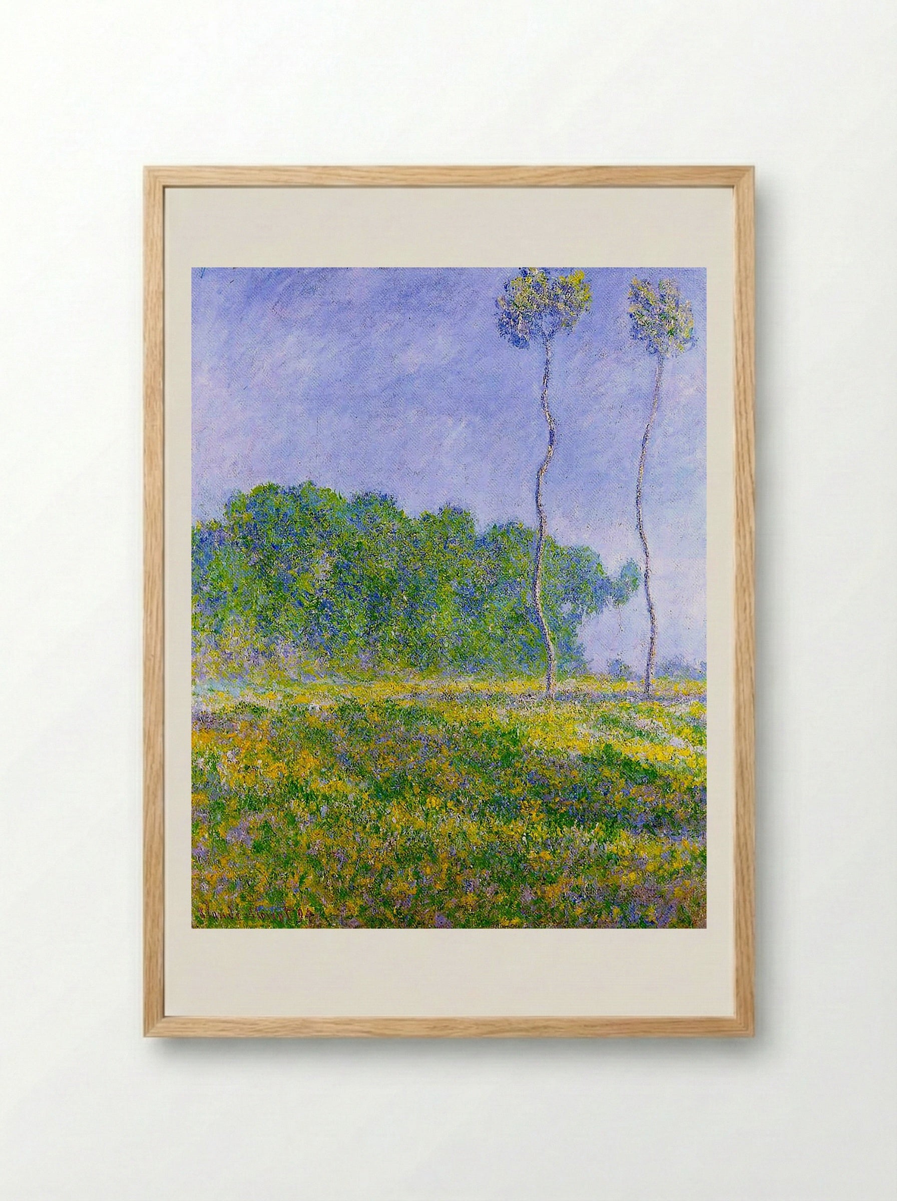Spring Landscape - Armand Guillaumin - Framed Print Wood