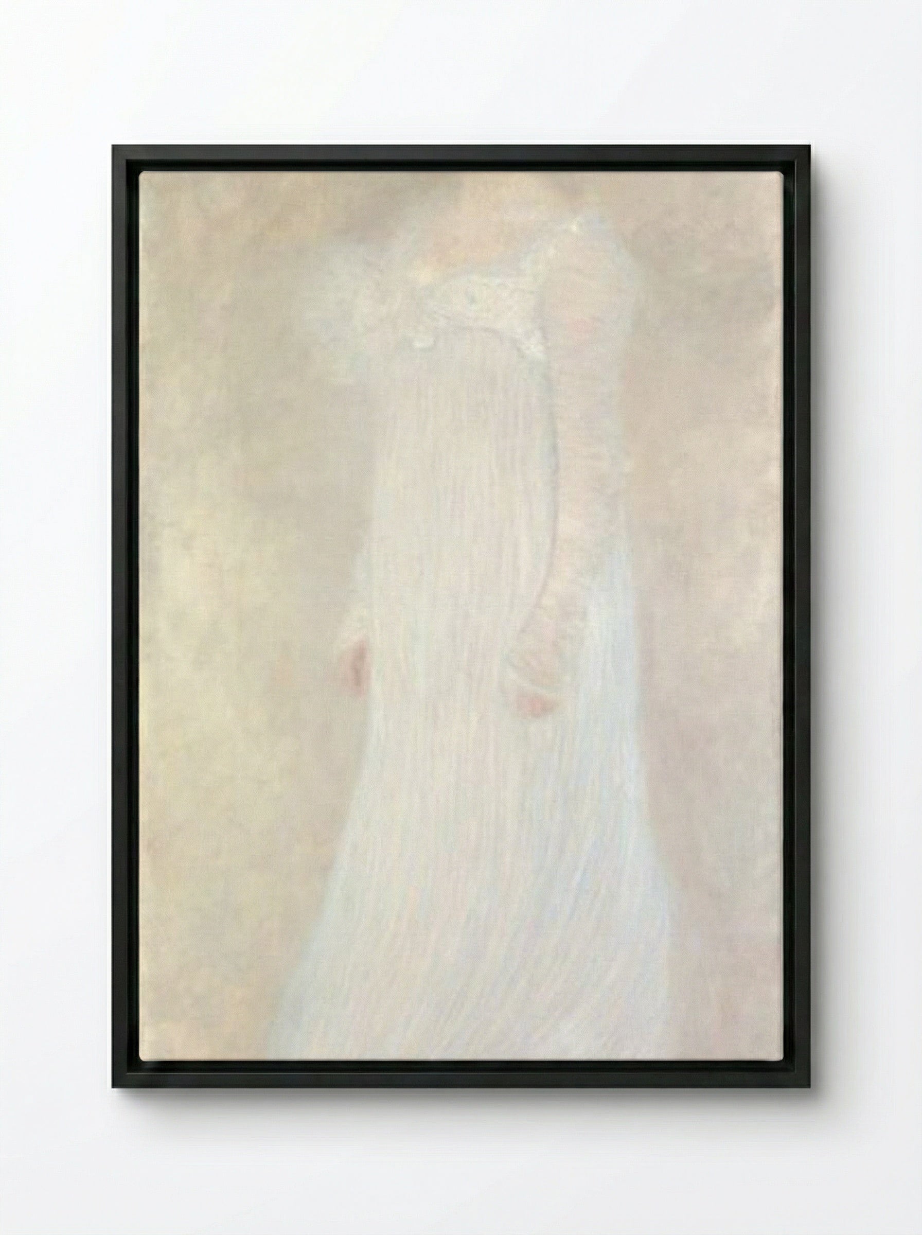 Serena Pulitzer Lederer - Gustav Klimt - Framed Canvas Black