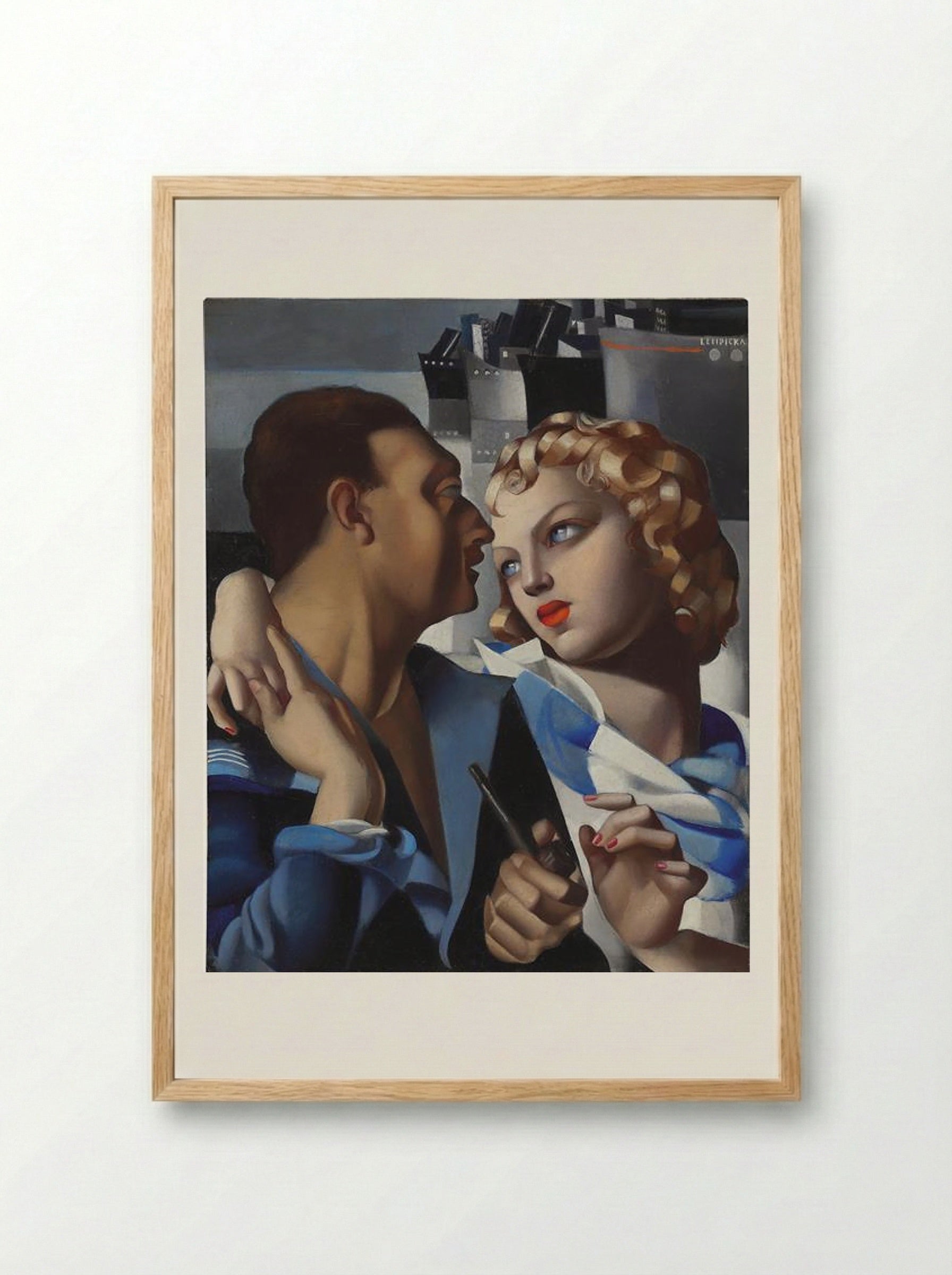 Idyll - Tamara de Lempicka - Framed Print Wood