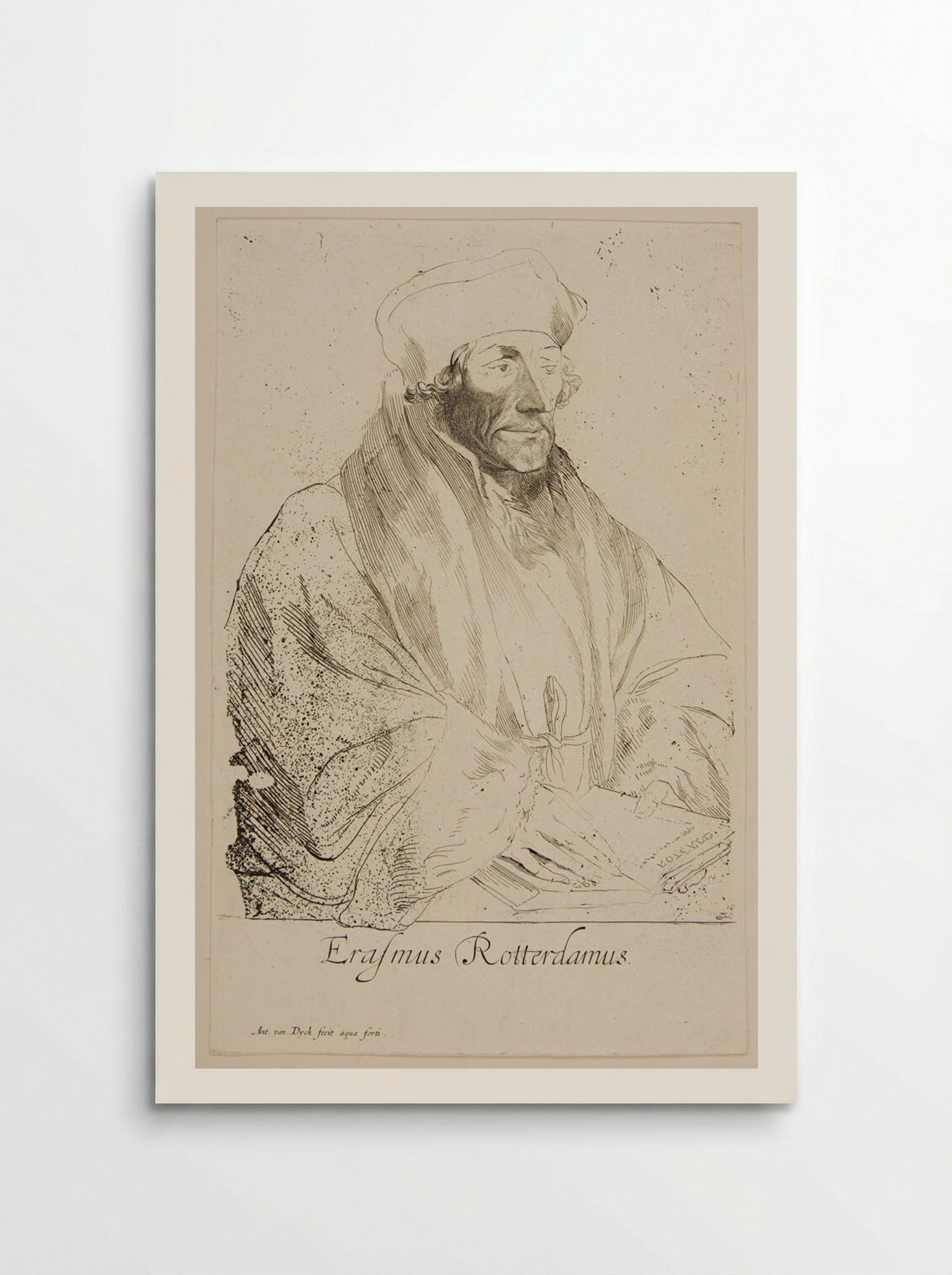Erasmus Rotterdamus - Anthony van Dyck - Poster