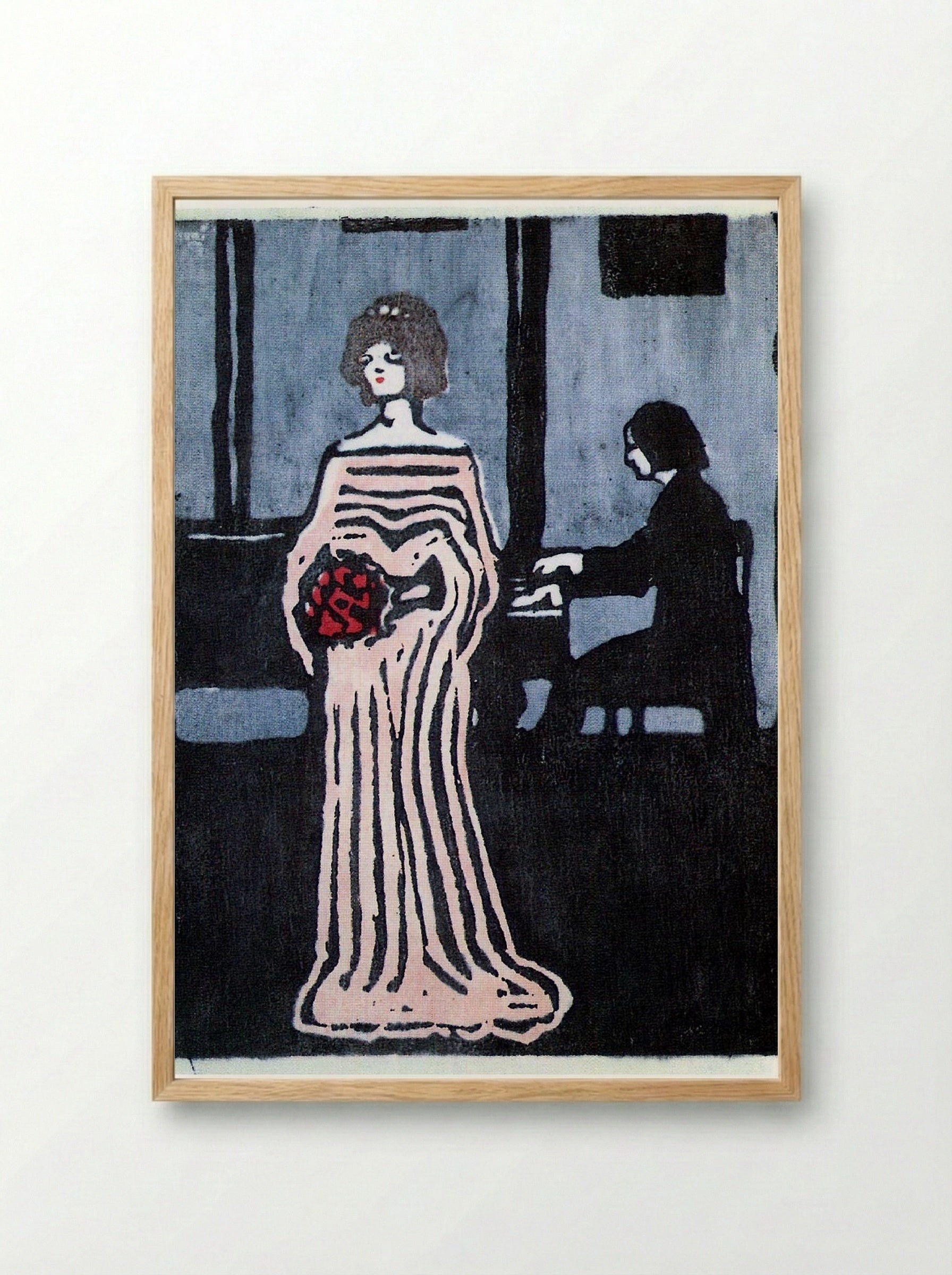 The Singer - Fine Art Print - Framed Print Wood