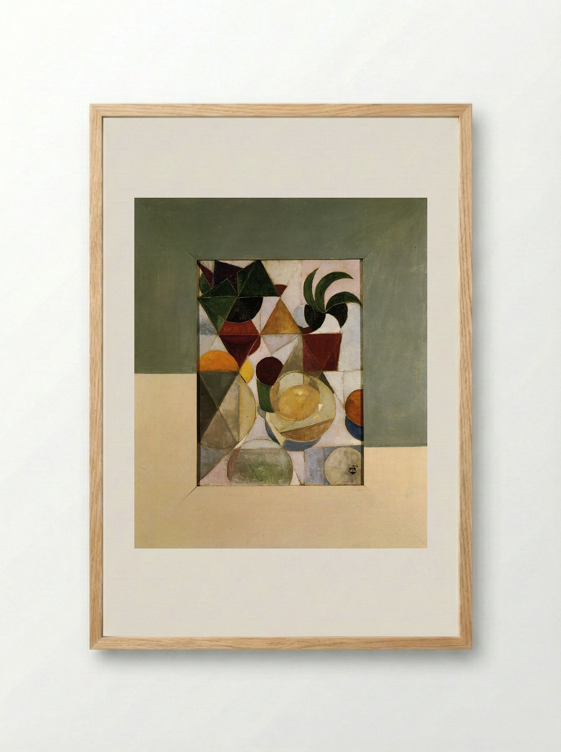 Composition III (Still Life) - Theo van Doesburg - Framed Print Wood