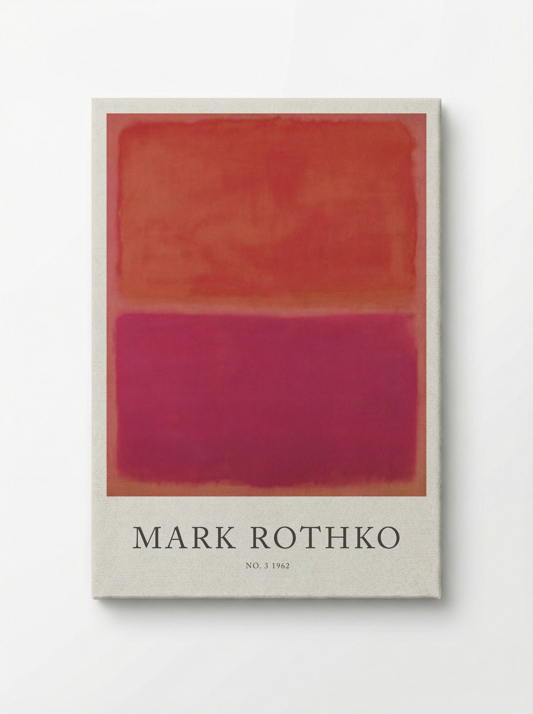 No. 3, 1962 - Mark Rothko - Canvas