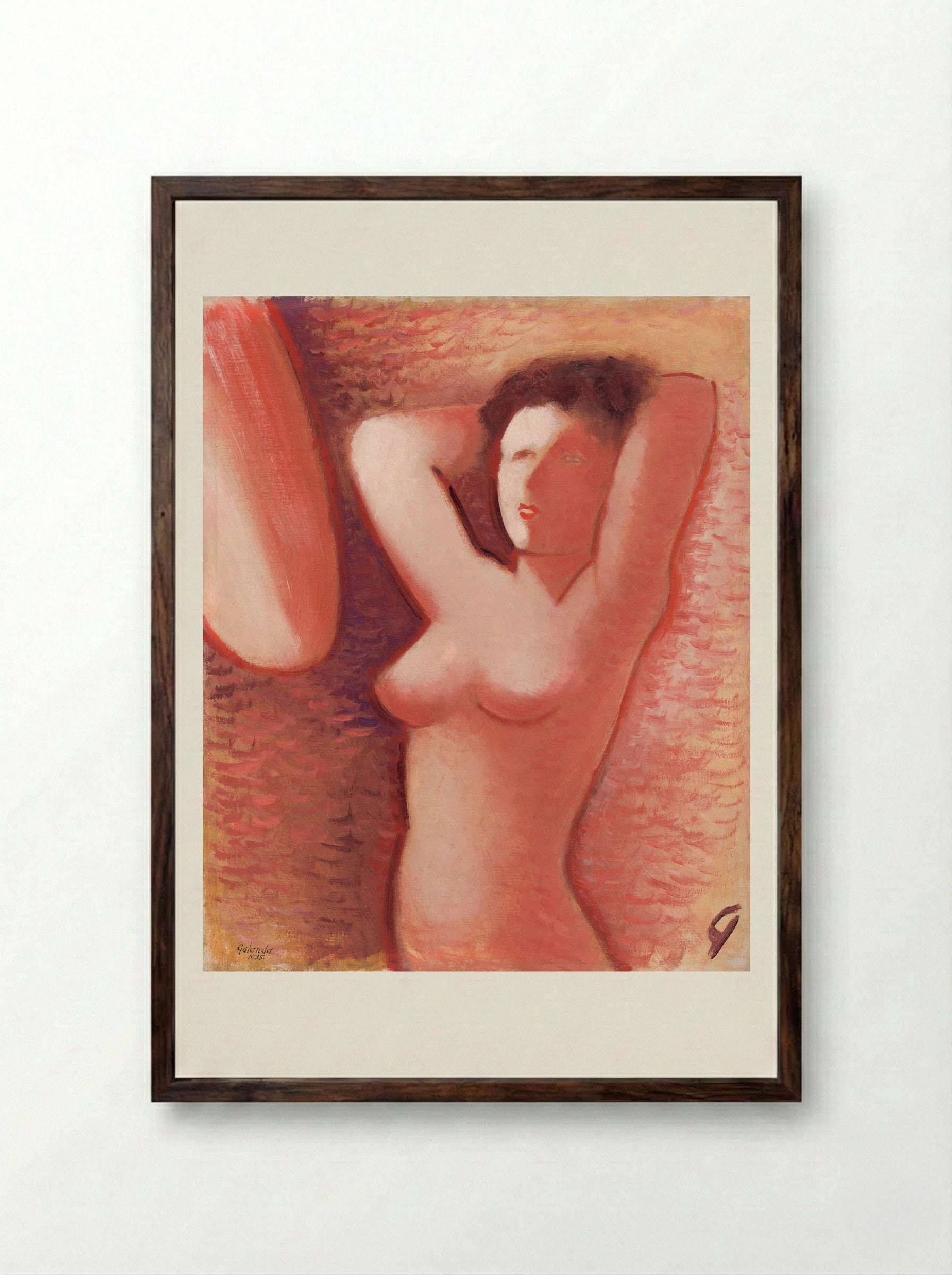 Morning - Mikuláš Galanda - Framed Print Dark Wood