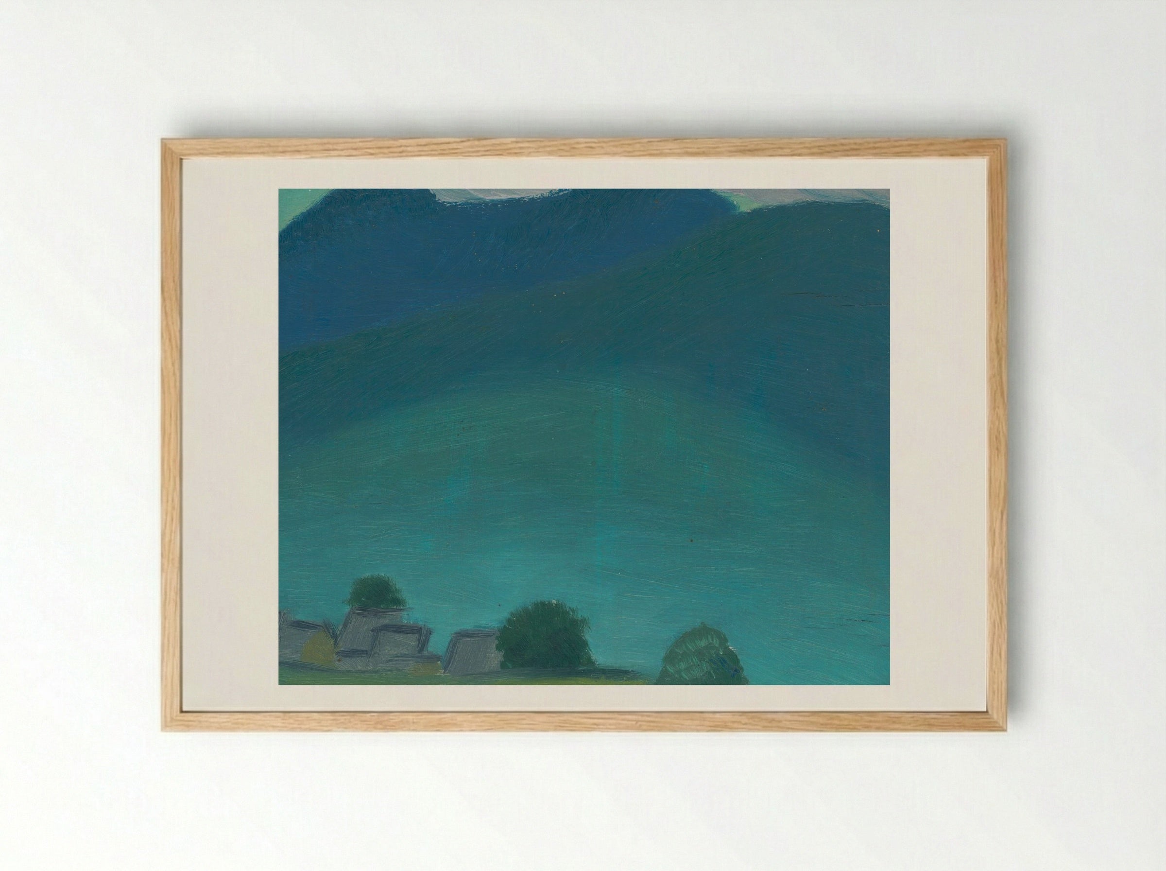 Early Evening - Mikuláš Galanda - Framed Print Wood