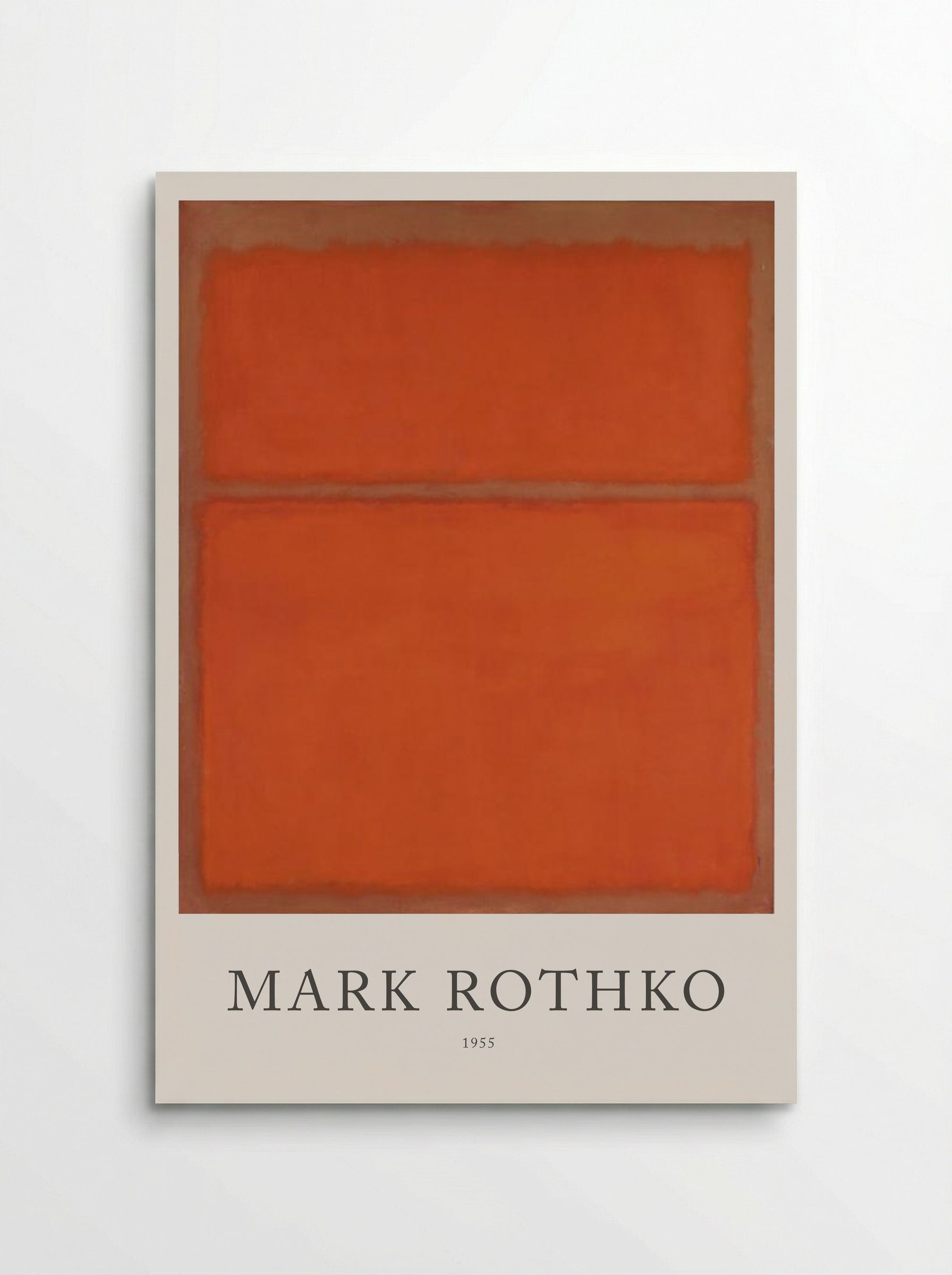 Untitled (Orange and Brown) - Mark Rothko - Poster