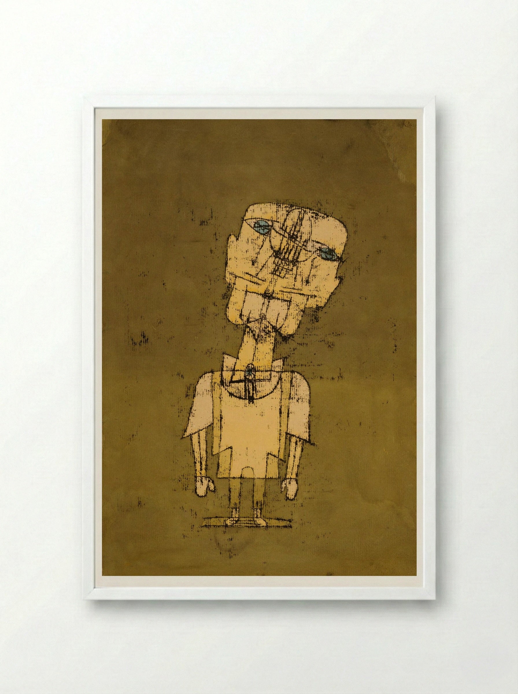 Ghost of a Genius - Paul Klee - Framed Print White