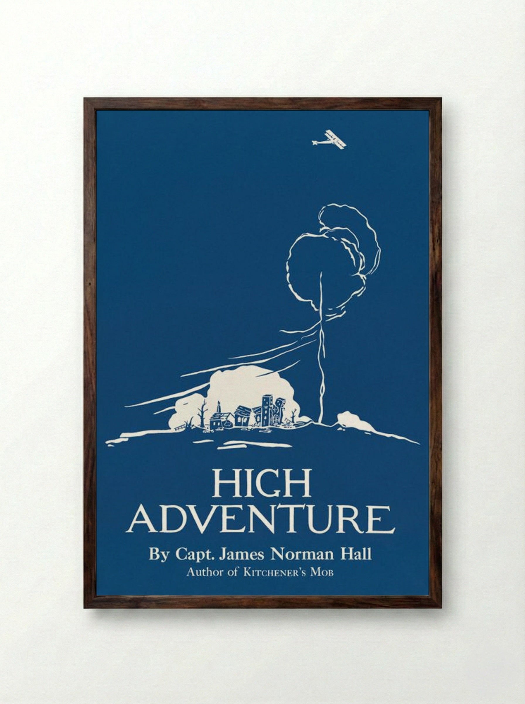 High Adventure - Edward Penfield - Framed Print Dark Wood
