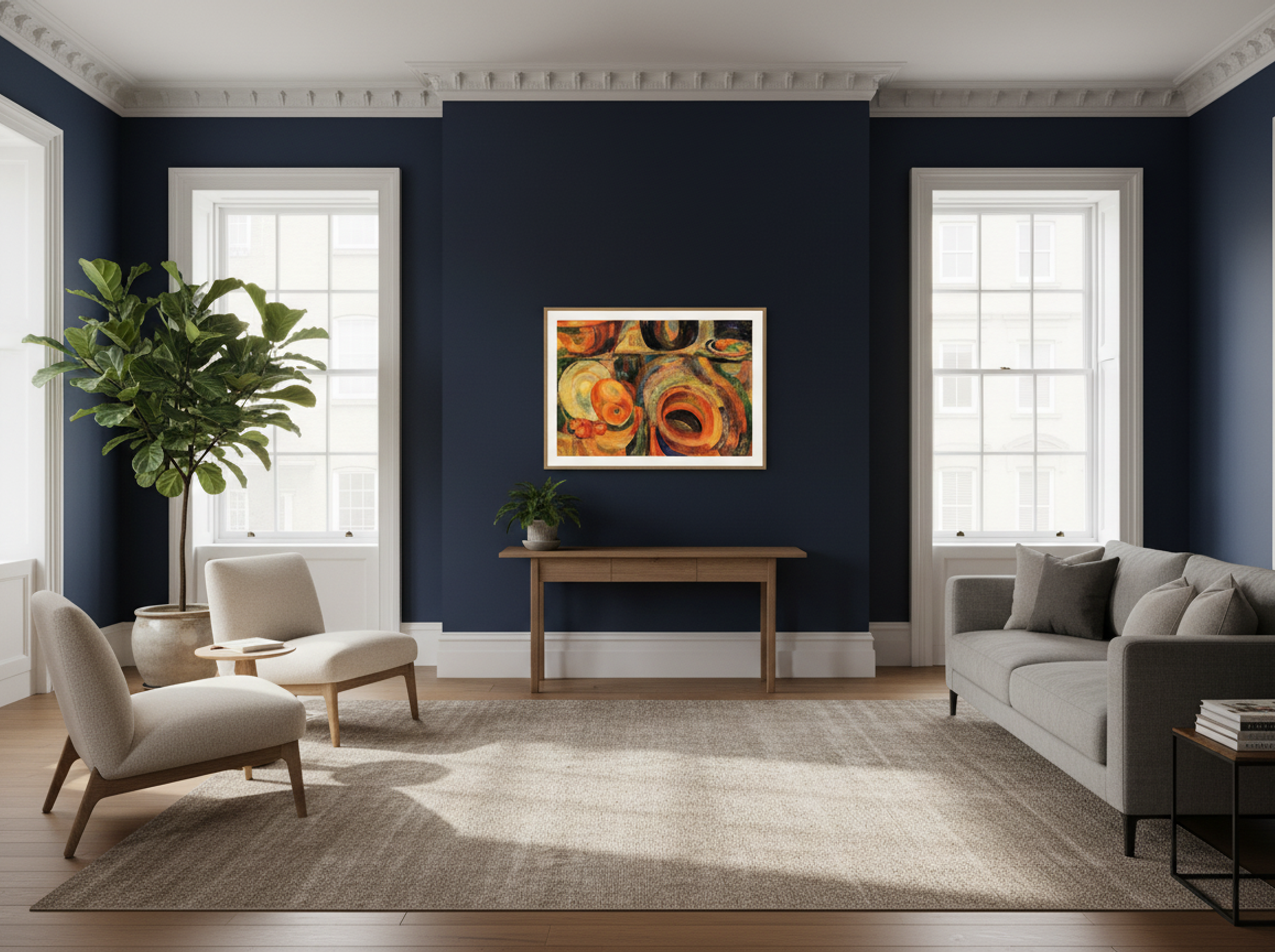 Untitled (Still Life with Fruit and Bowls) - Fine Art Print - Lifestyle