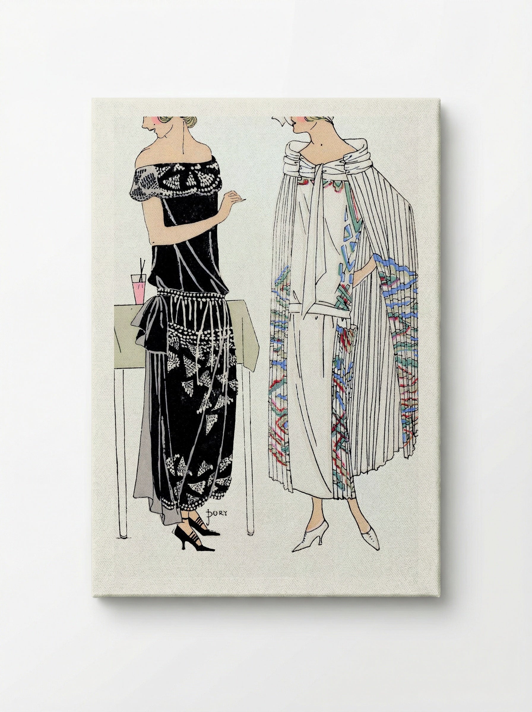 Fashion Plate from Très Parisien, No. 3 - Georges Dory - Canvas