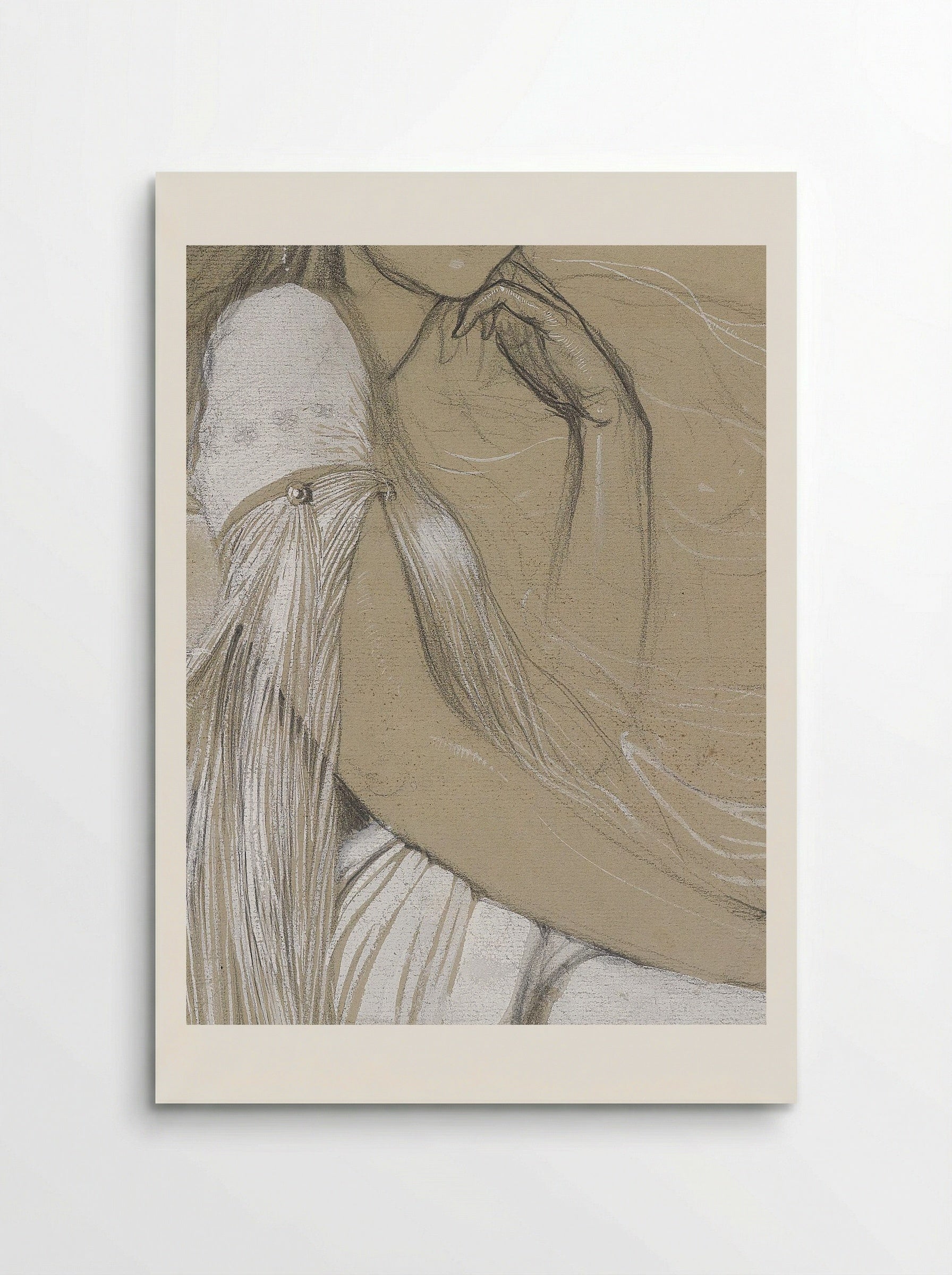 Study of Jaroslava Mucha, the Artist's Daughter - Alphonse Mucha - Poster