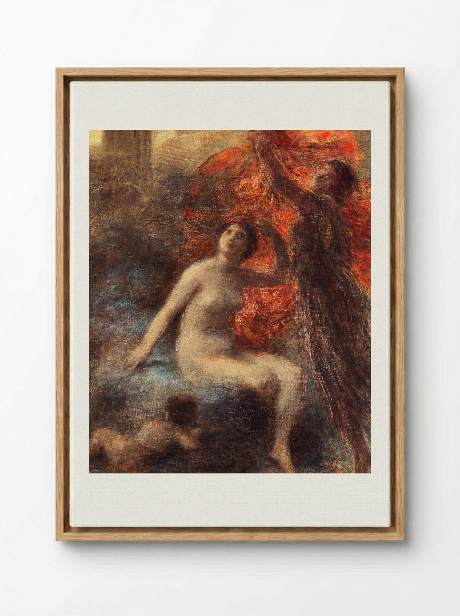 The Palace of Aurora - Henri Fantin-Latour - Framed Canvas Wood