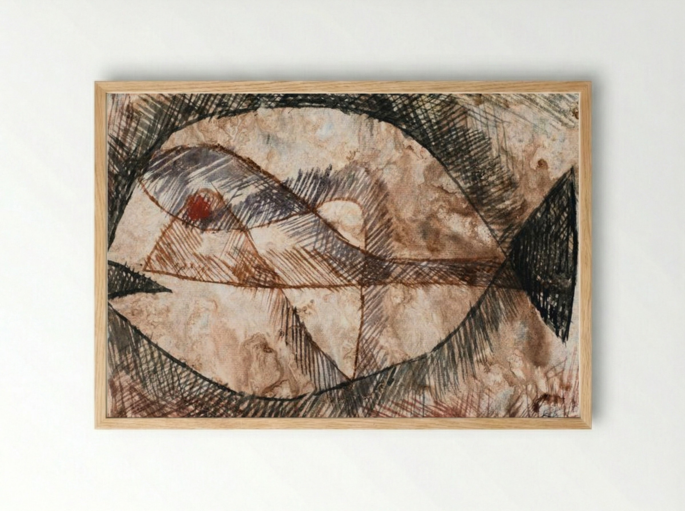 Fisch - Paul Klee - Framed Print Wood
