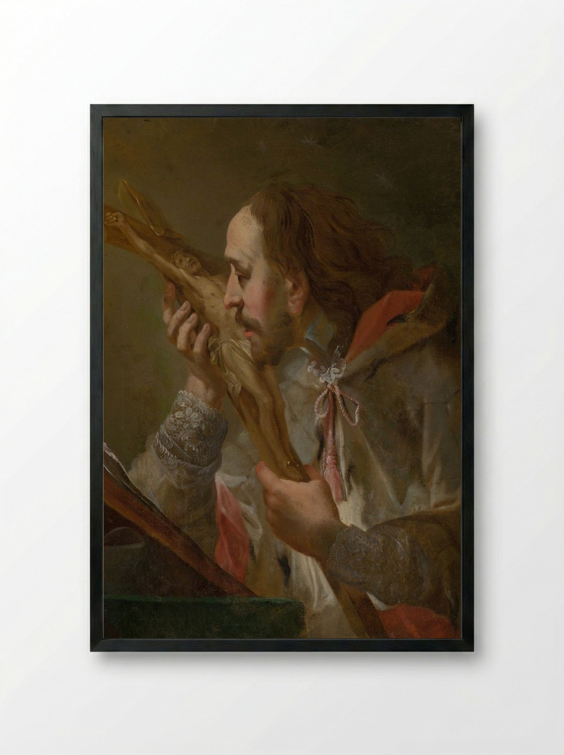 St. Ignatius of Loyola - Peter Paul Rubens - Framed Print Black