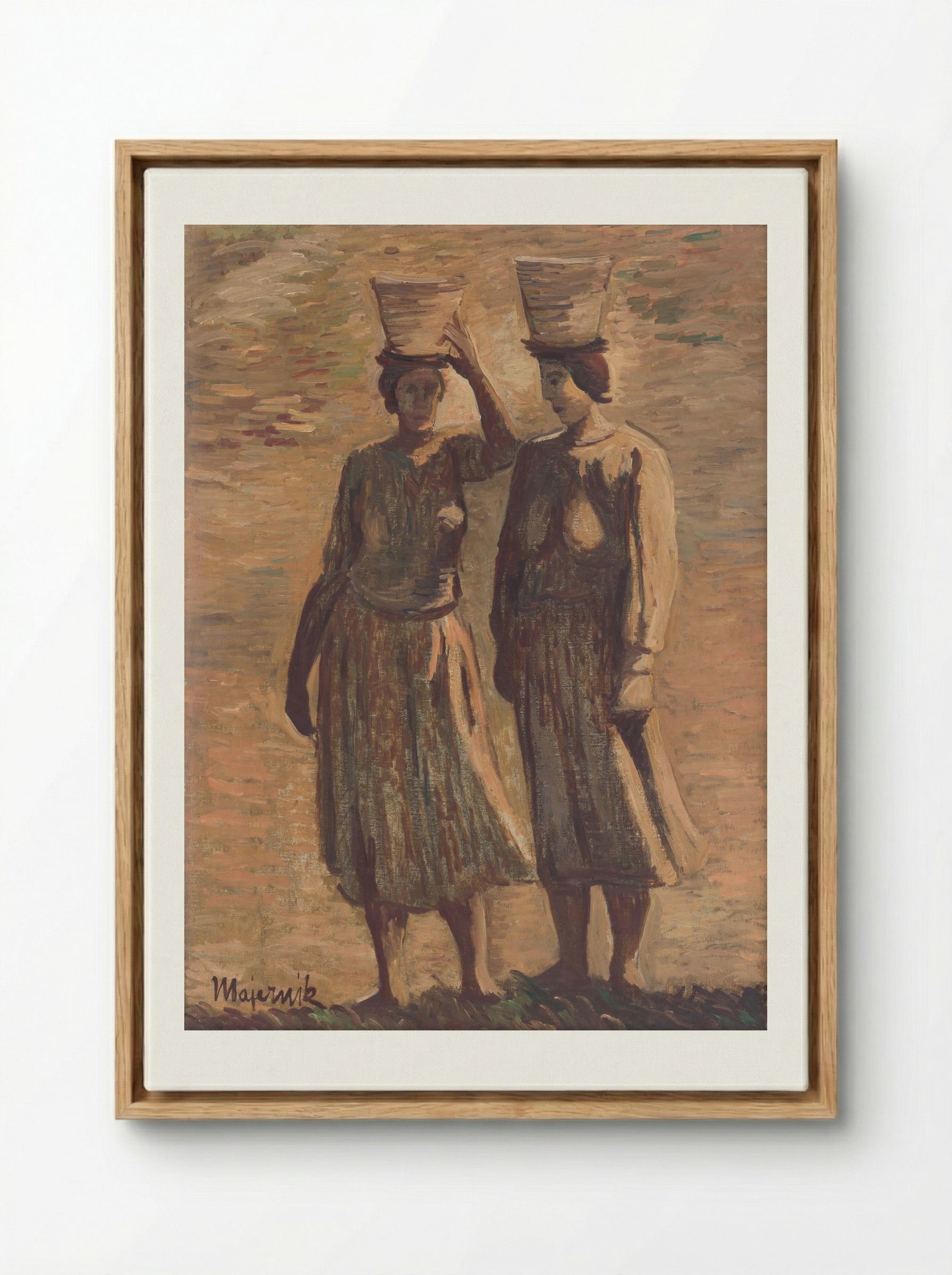 Water Bearers - Cyprián Majerník - Framed Canvas Wood
