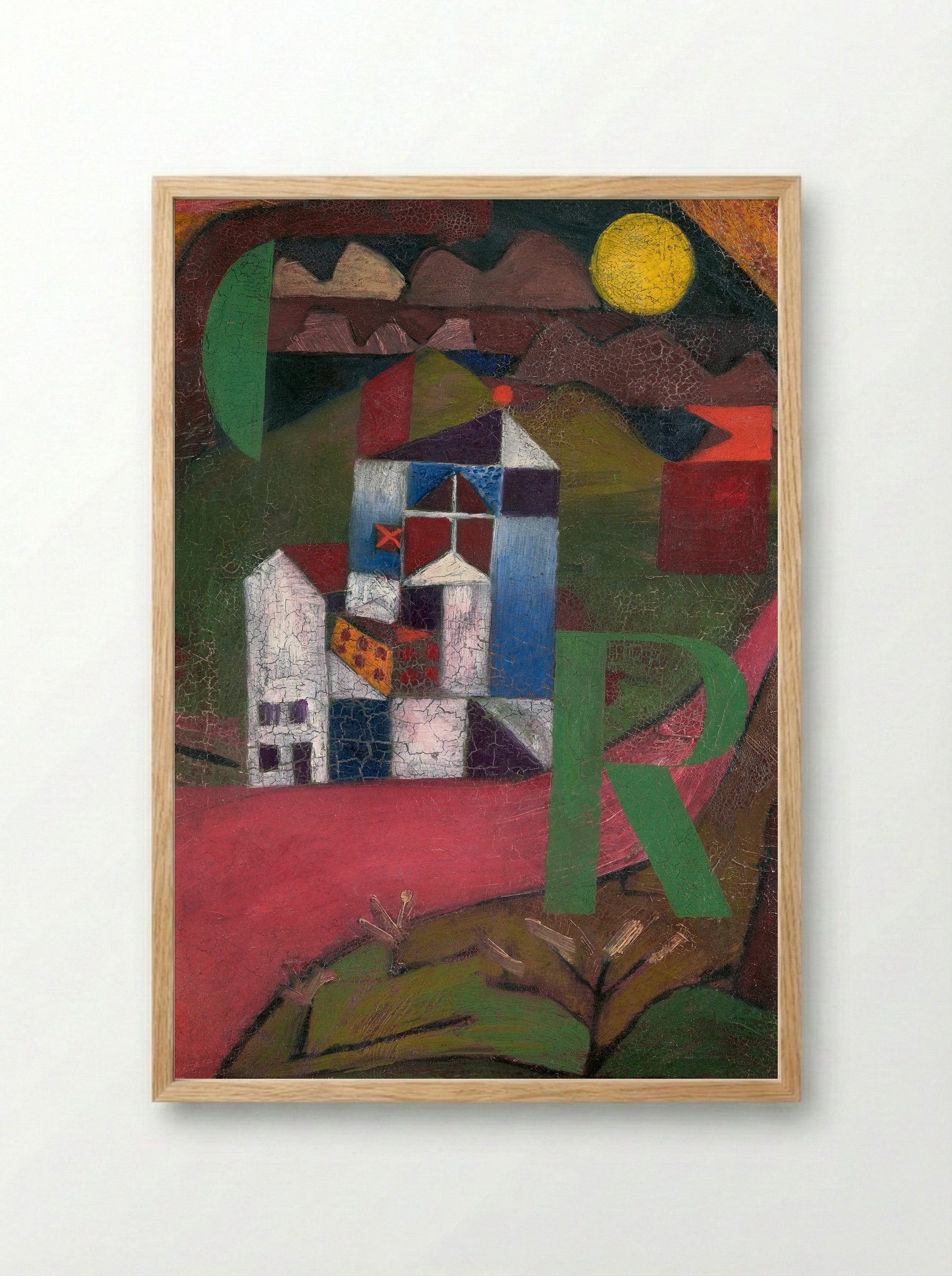 Villa R - Paul Klee - Framed Print Wood