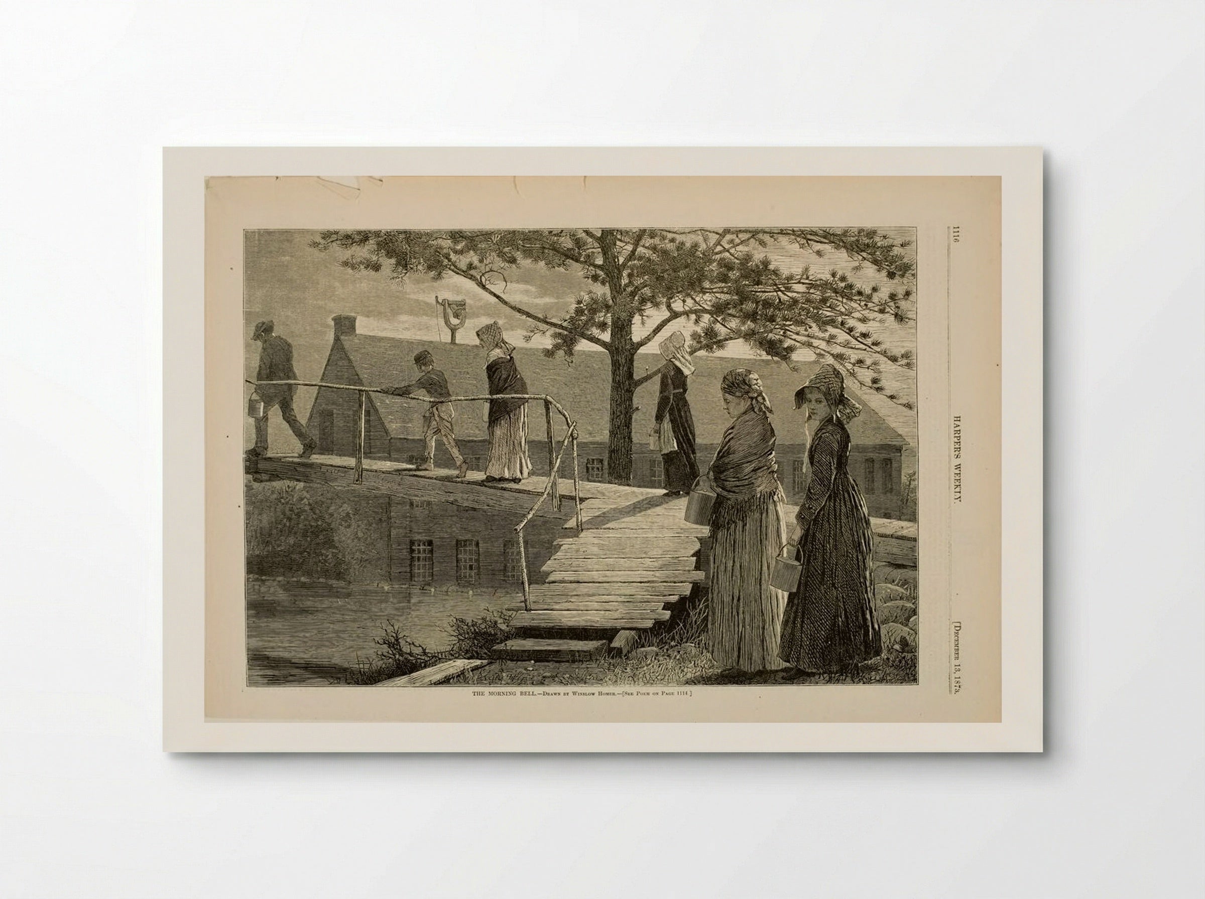 The Morning Bell - Winslow Homer - Poster