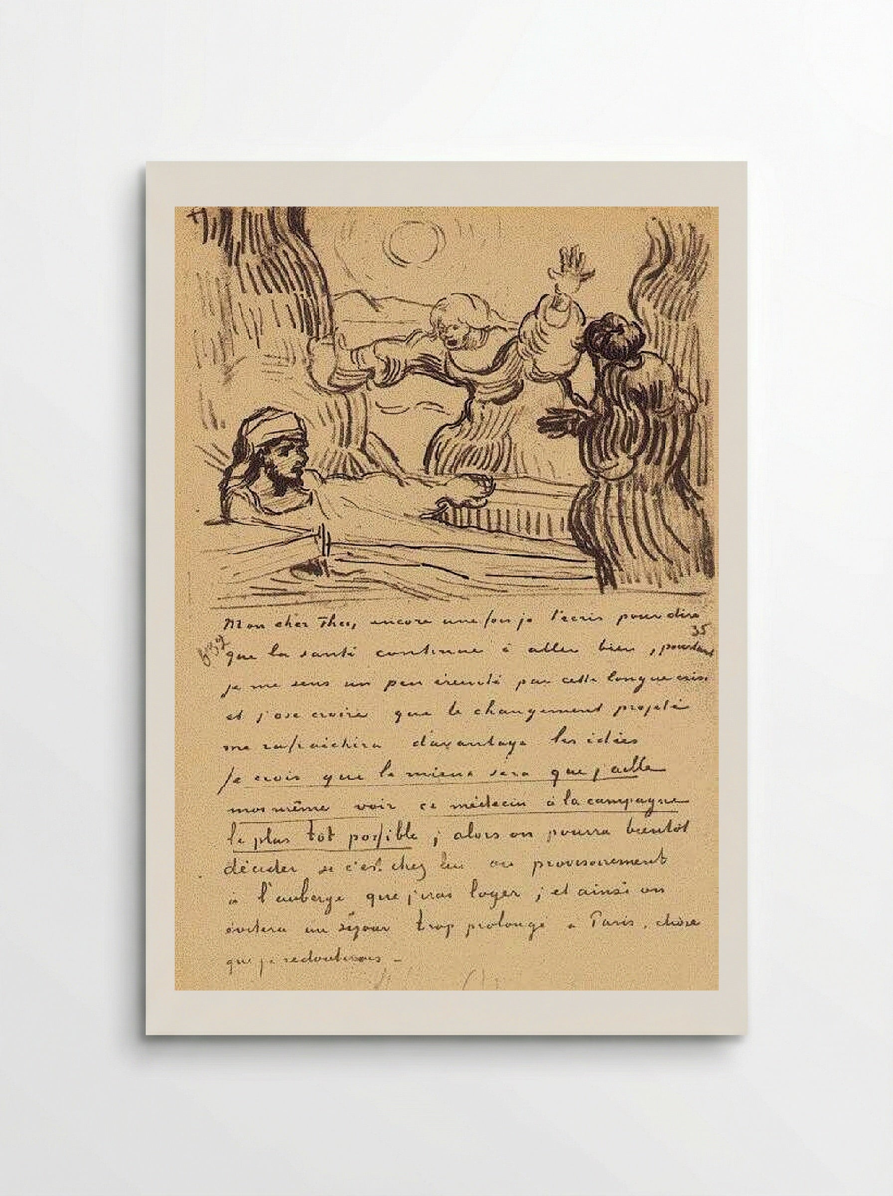 The Raising of Lazarus - Vincent van Gogh - Poster