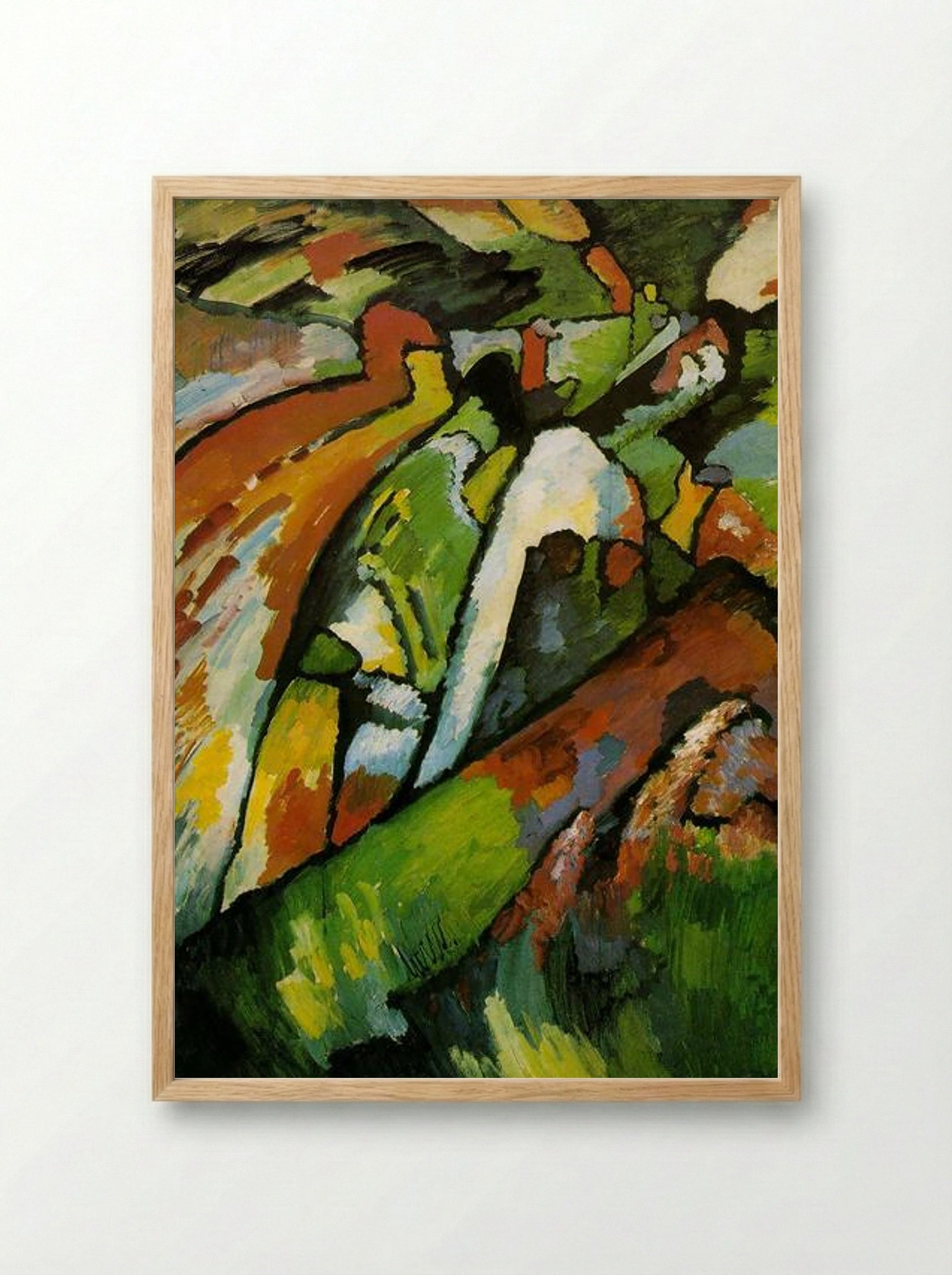 Improvisation 7 - Wassily Kandinsky - Framed Print Wood
