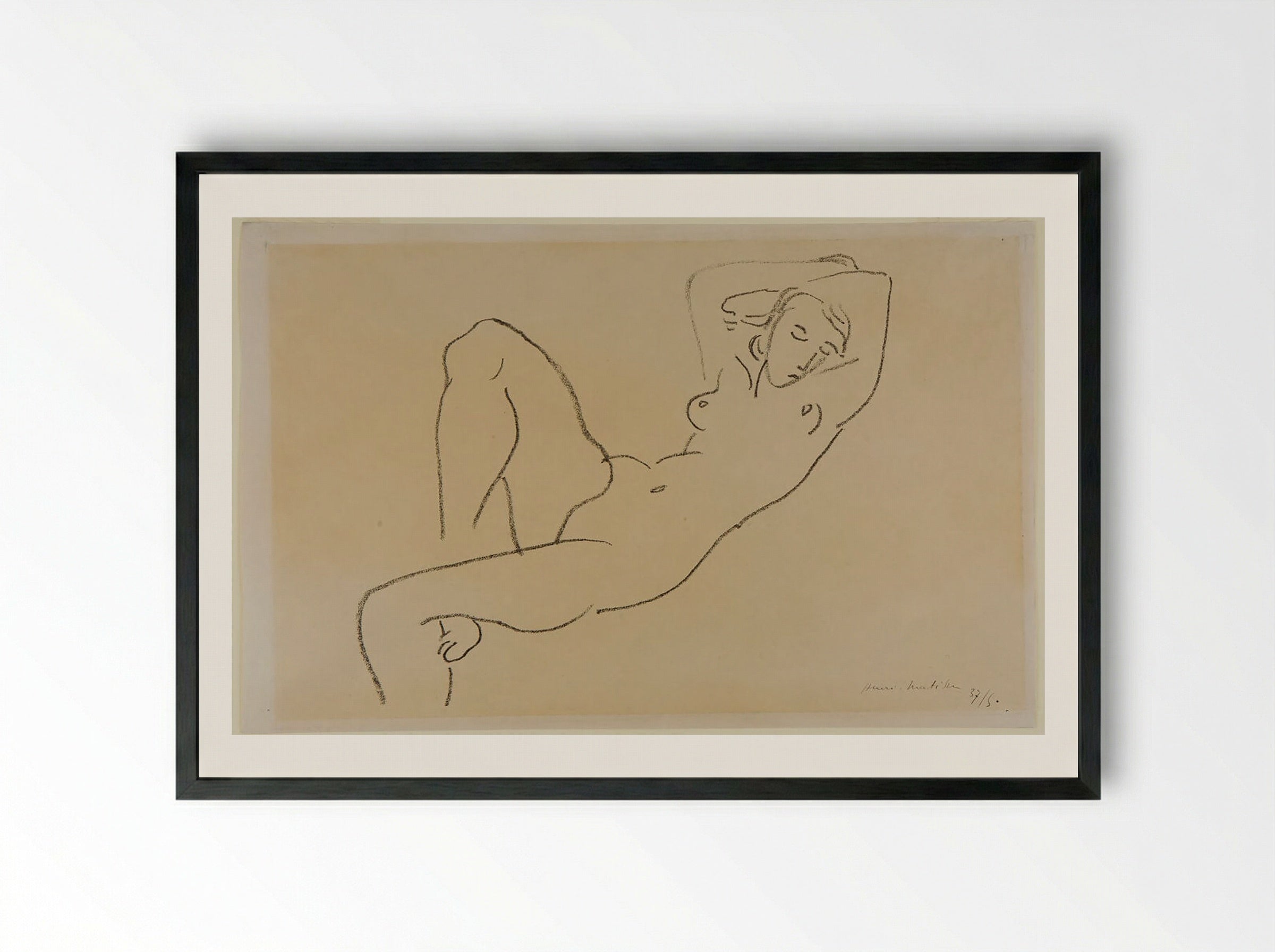 Night - Henri Matisse - Framed Print Black