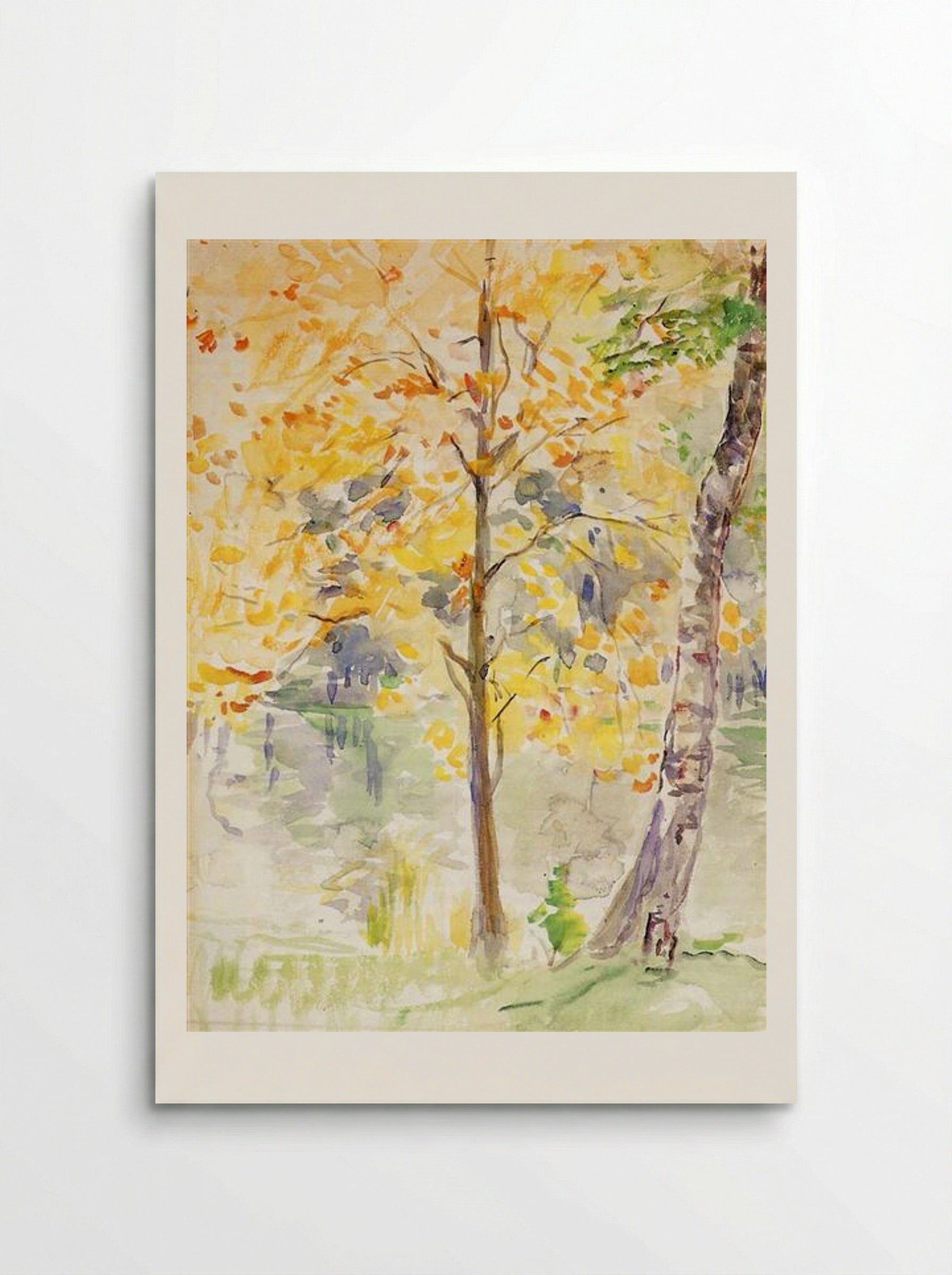Fall Colors in the Bois de Boulogne - Berthe Morisot - Poster
