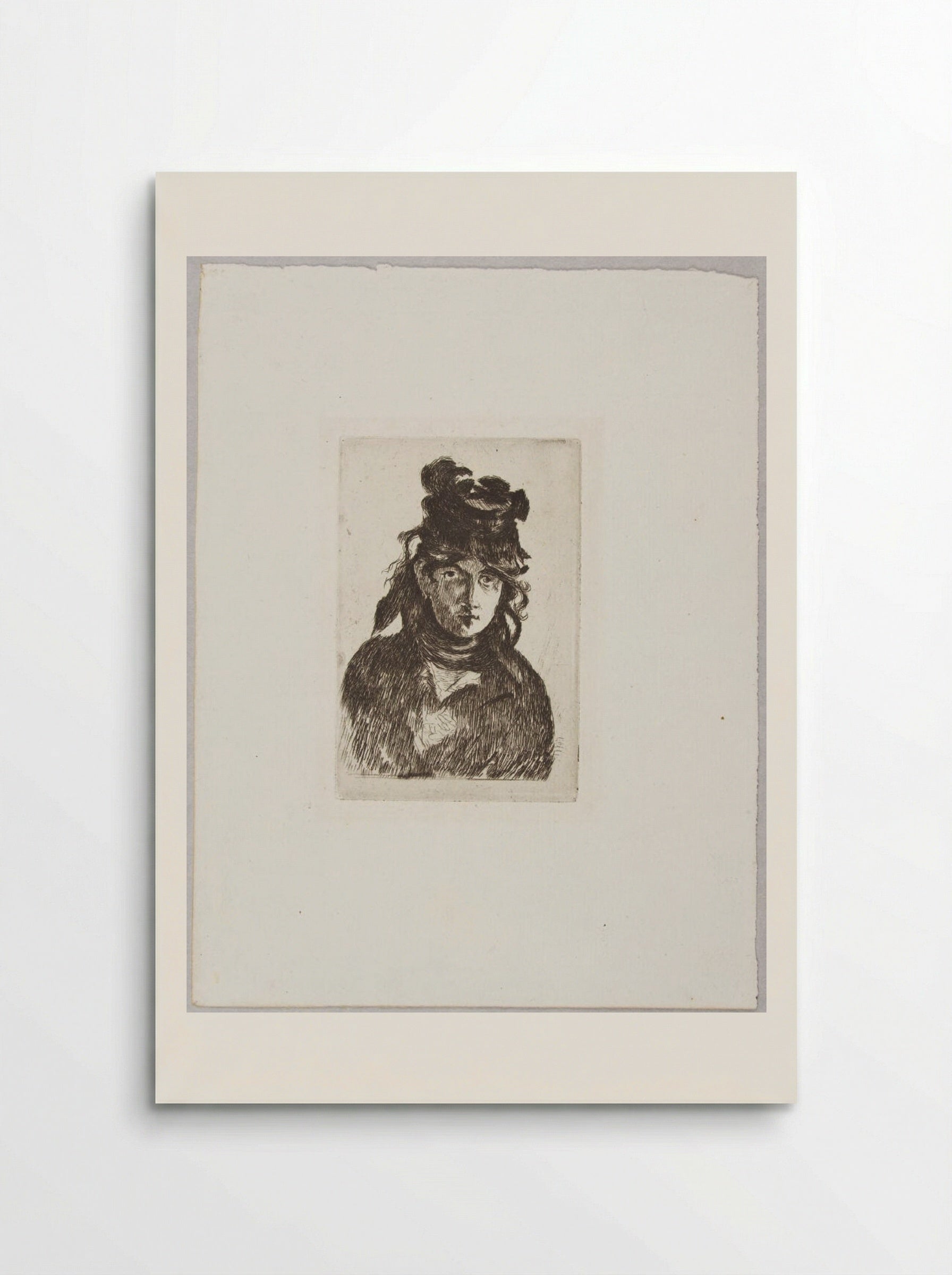 Berthe Morisot (Édouard Manet) - Édouard Manet - Poster