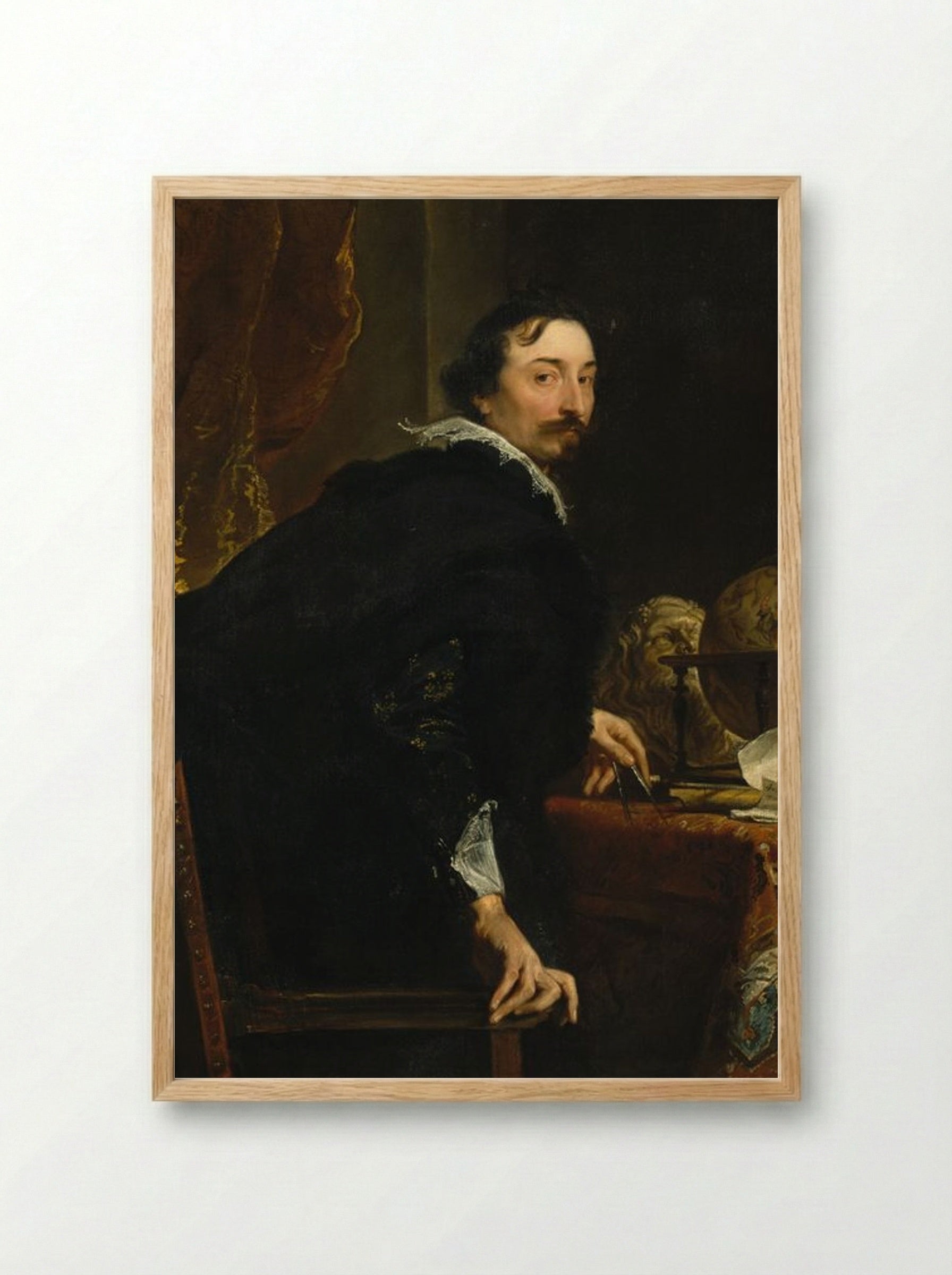 Lucas van Uffel - Anthony van Dyck - Framed Print Wood