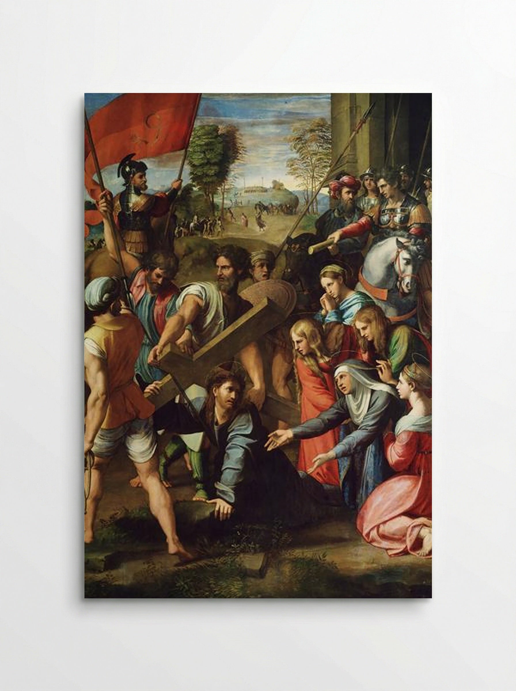 The Fall on the Road to Calvary - Raphael - Poster