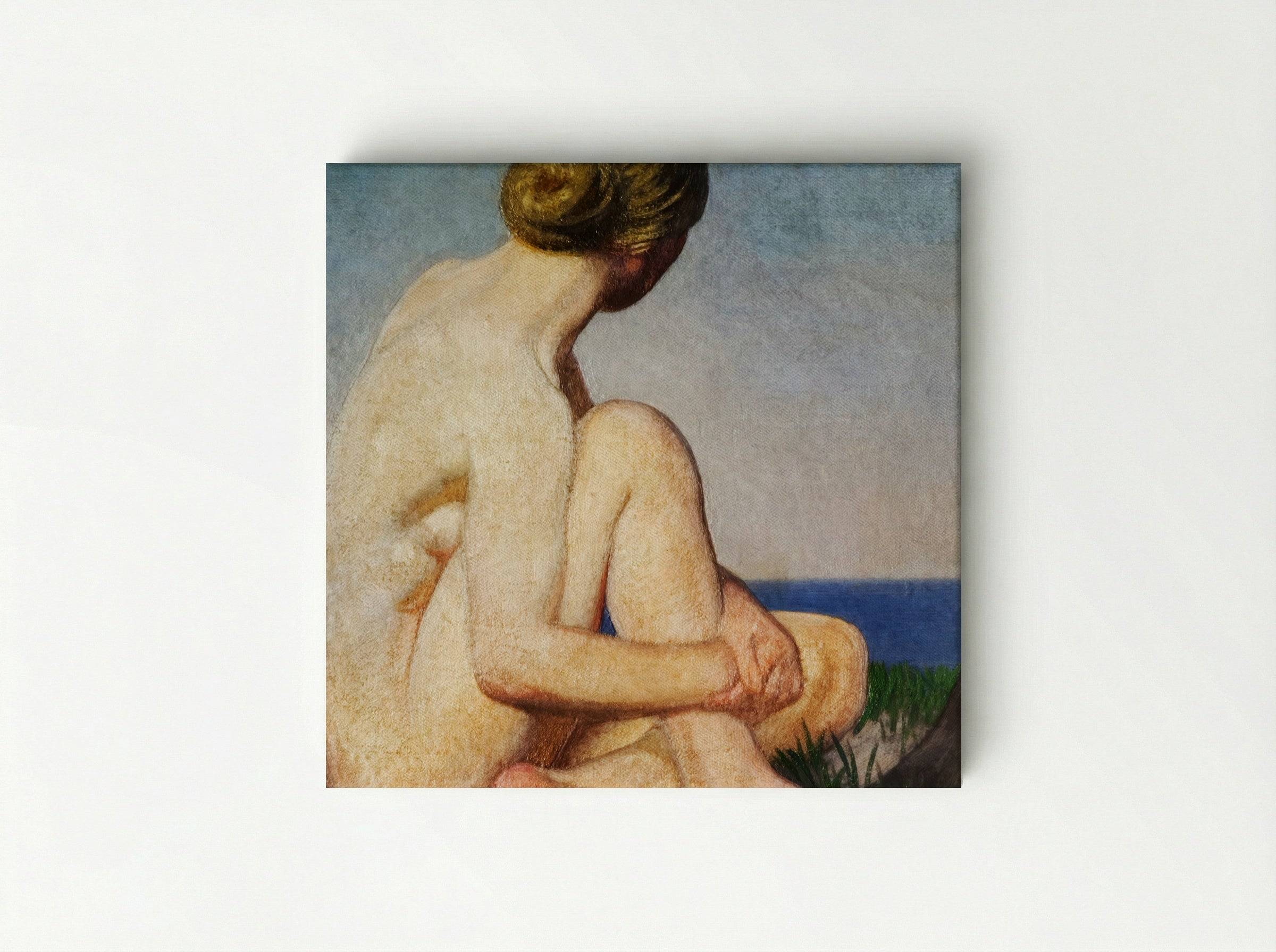 The Watcher - George Clausen - Canvas
