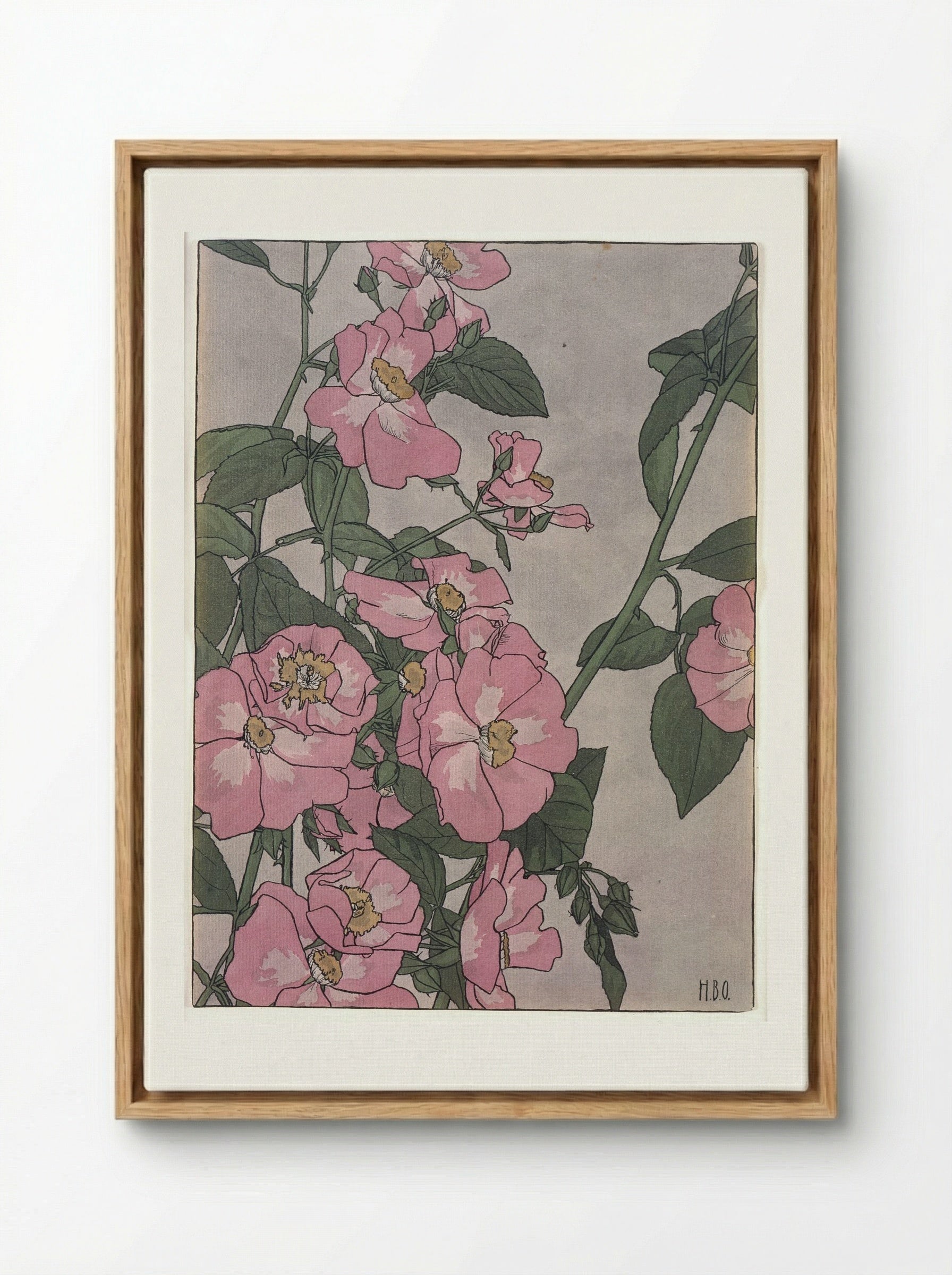 Prairie Rose - Hannah Borger Overbeck - Framed Canvas Wood