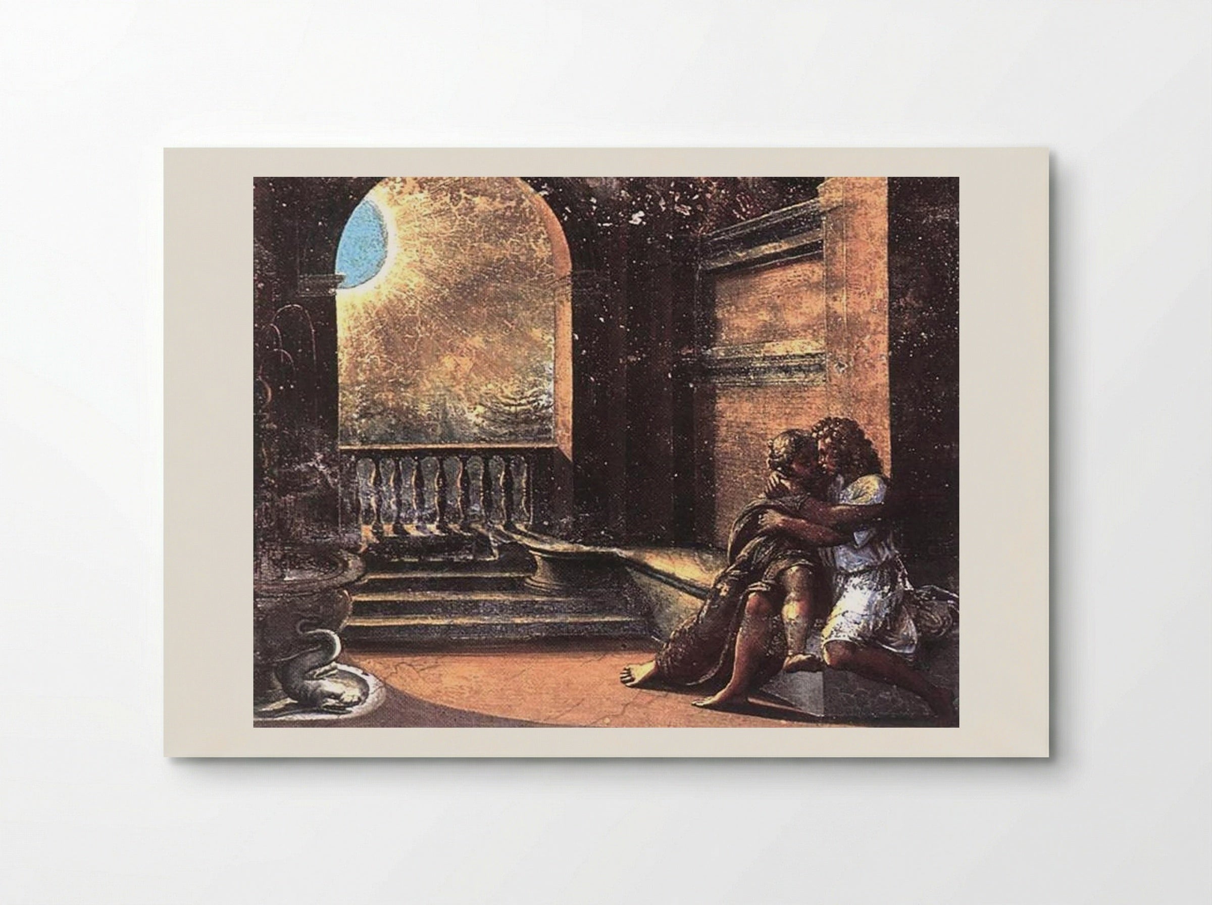 Isaac and Rebecca Spied upon by Abimelech - Raphael - Poster