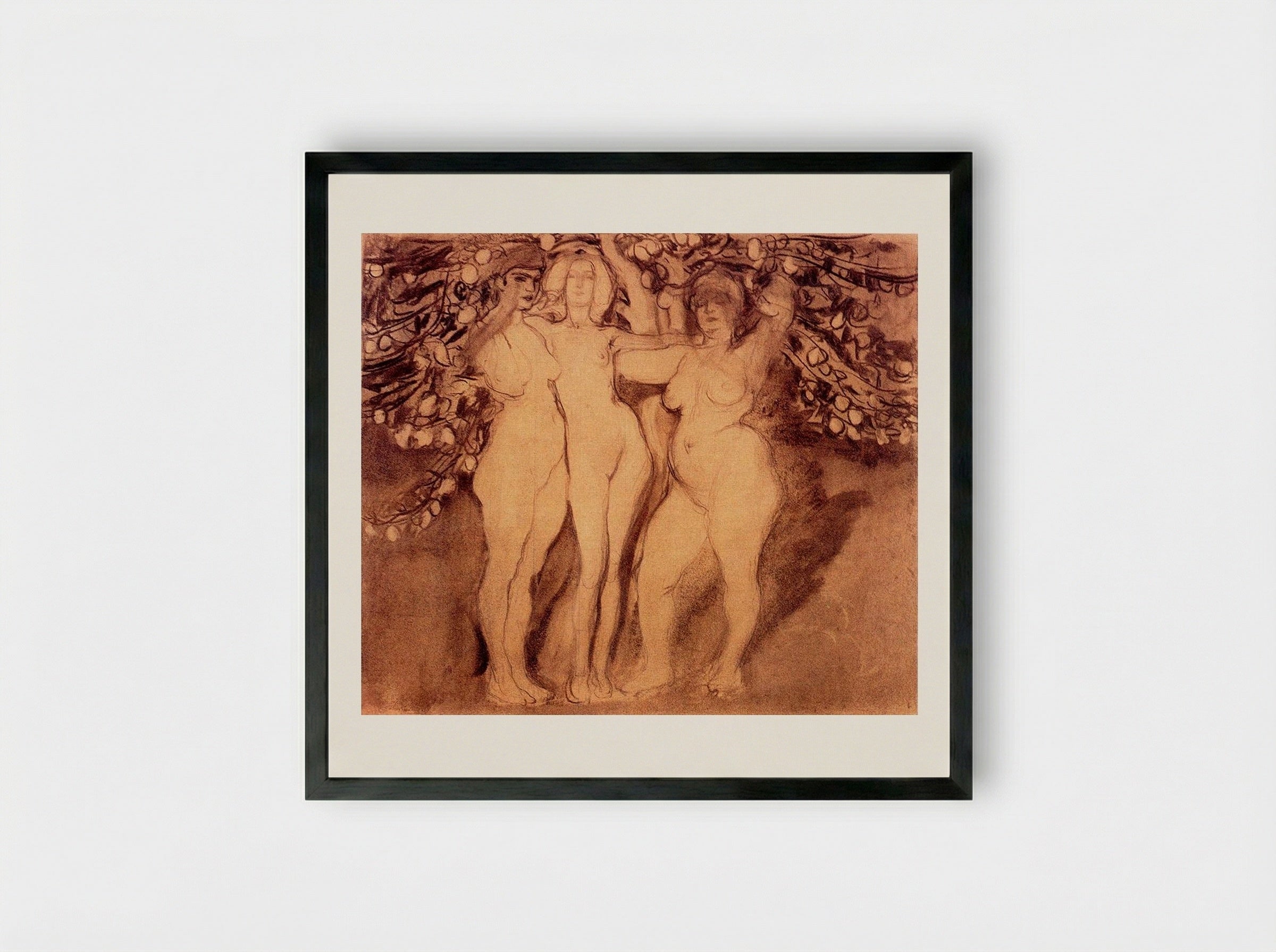 Study for "Autumn Sun" - Frantisek Kupka - Framed Print Black