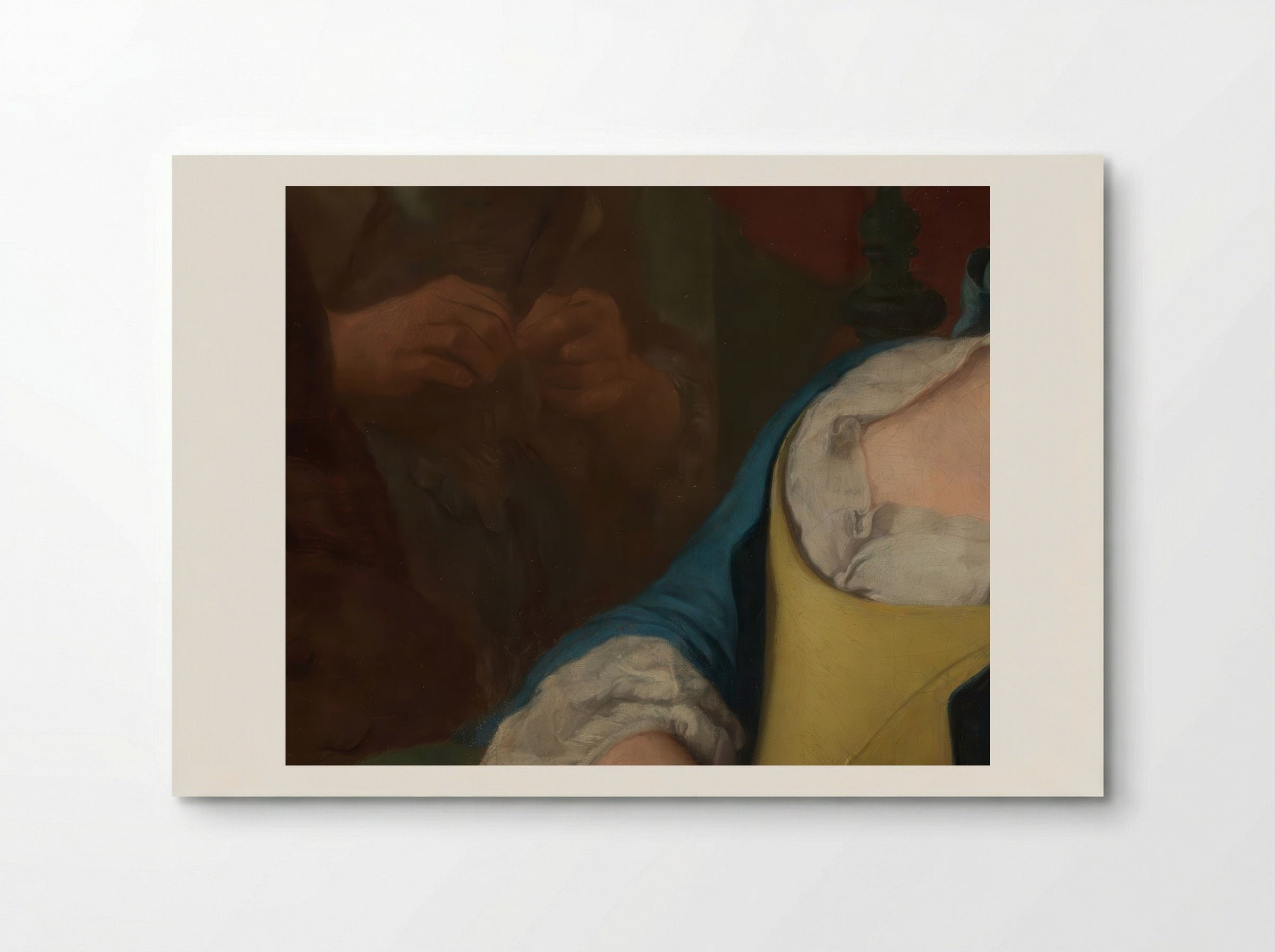 Teasing a Sleeping Girl - Gaspare Traversi - Poster