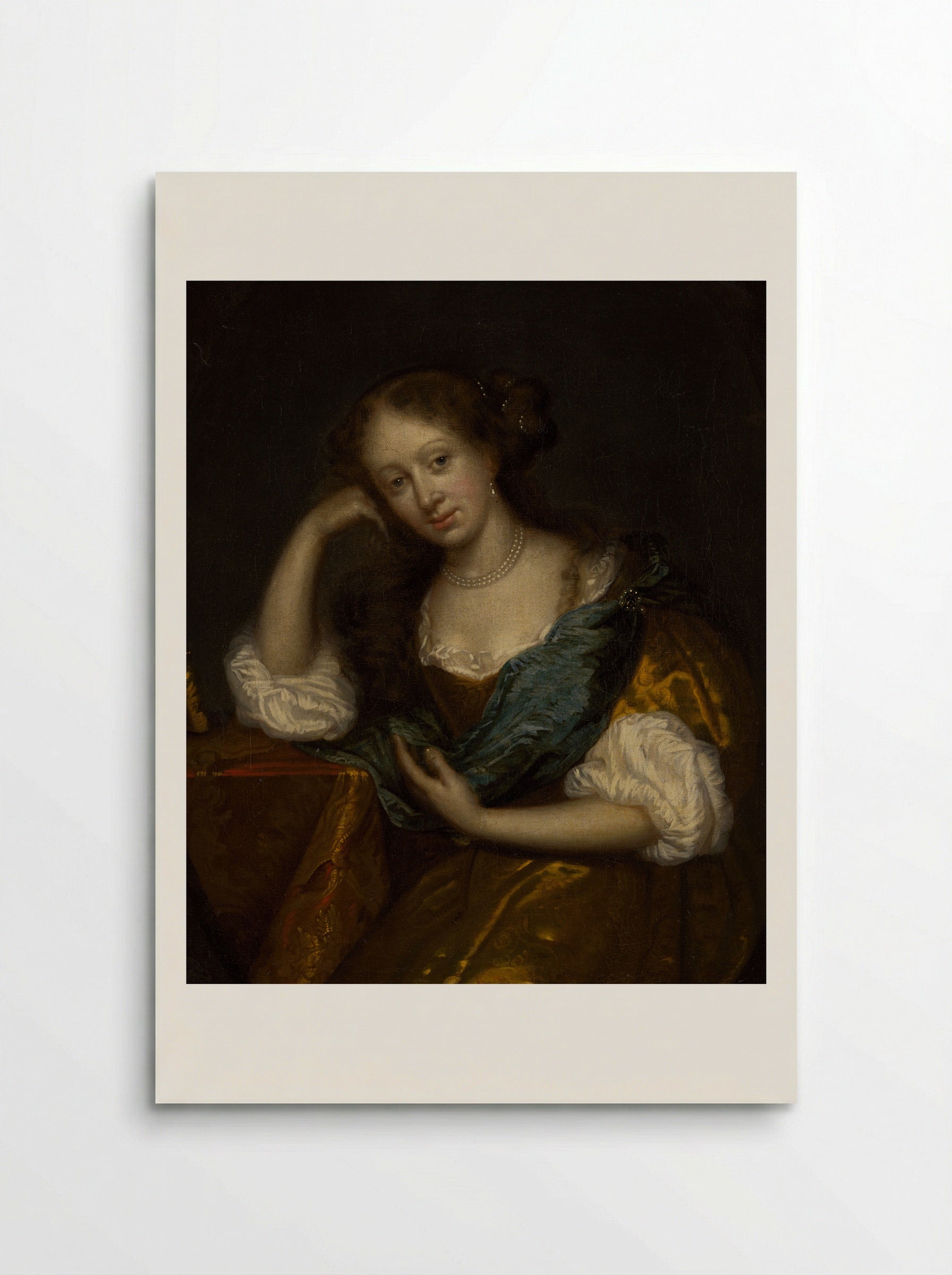 In Thought - Godfried Schalcken - Poster