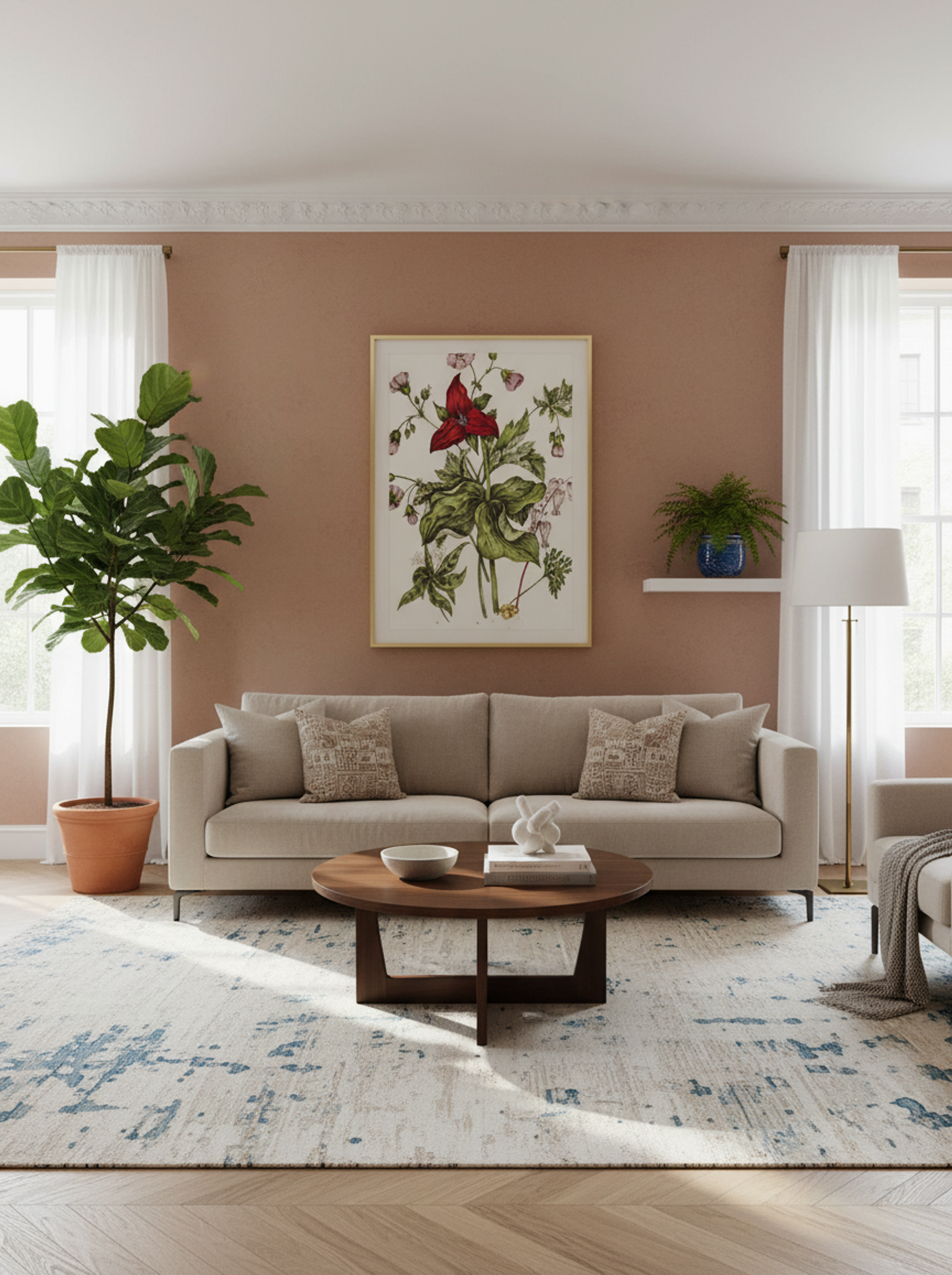 Dicentra Canadensis and Trillium erectum (1869) - Unknown Artist - Lifestyle