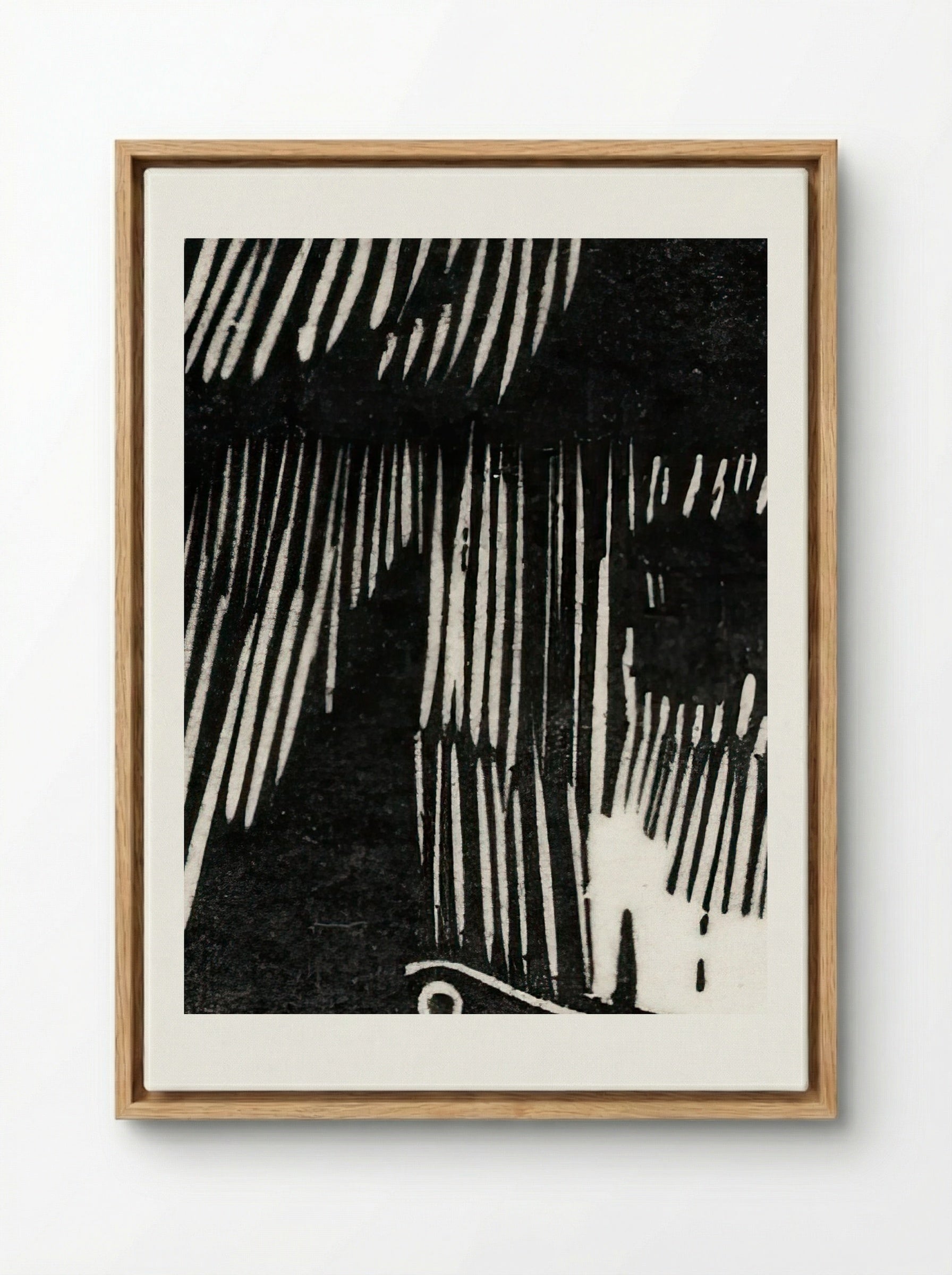 Birth of the Wolves - Franz Marc - Framed Canvas Wood