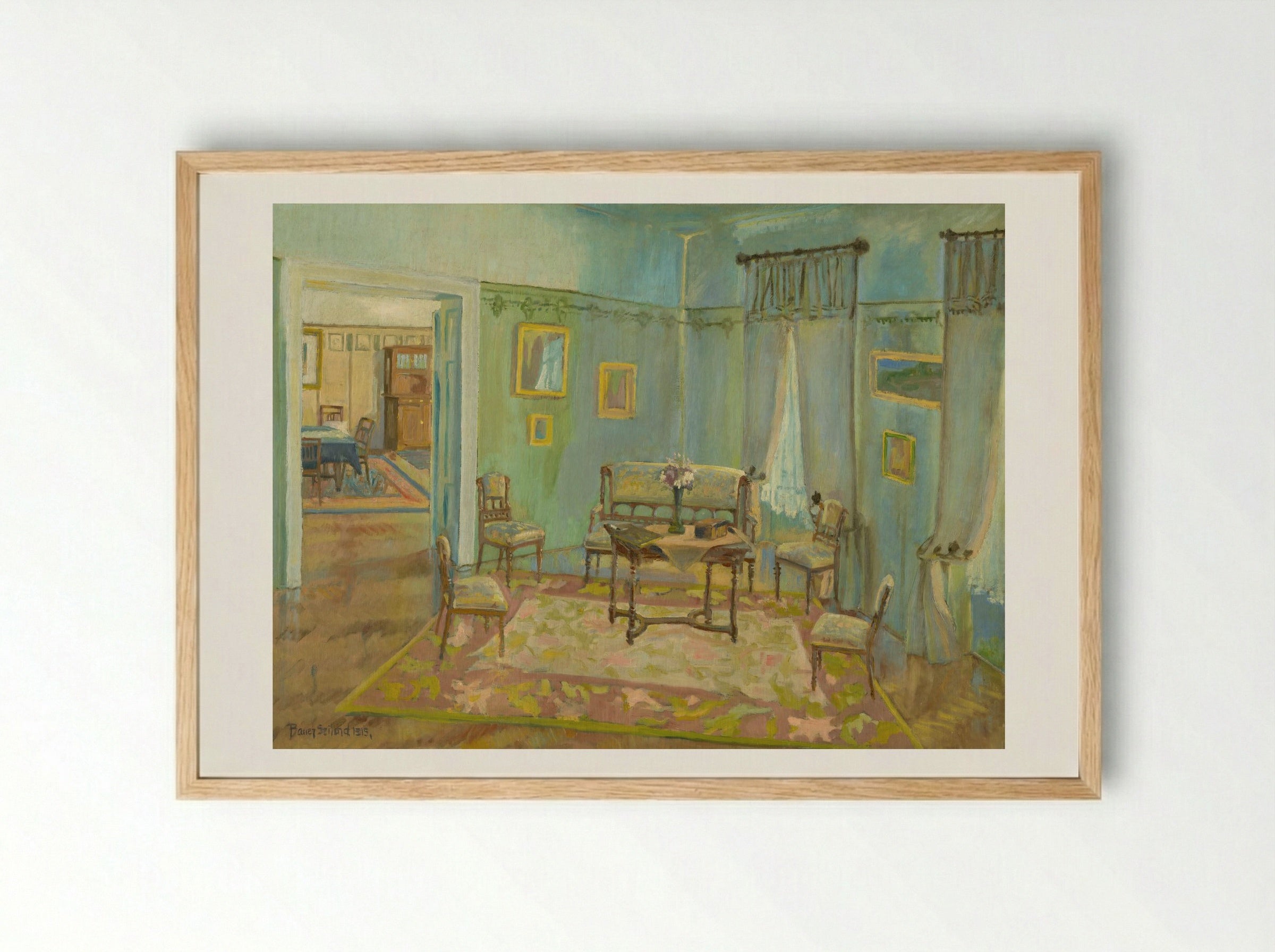 Room Interior - Konstantin Bauer - Framed Print Wood