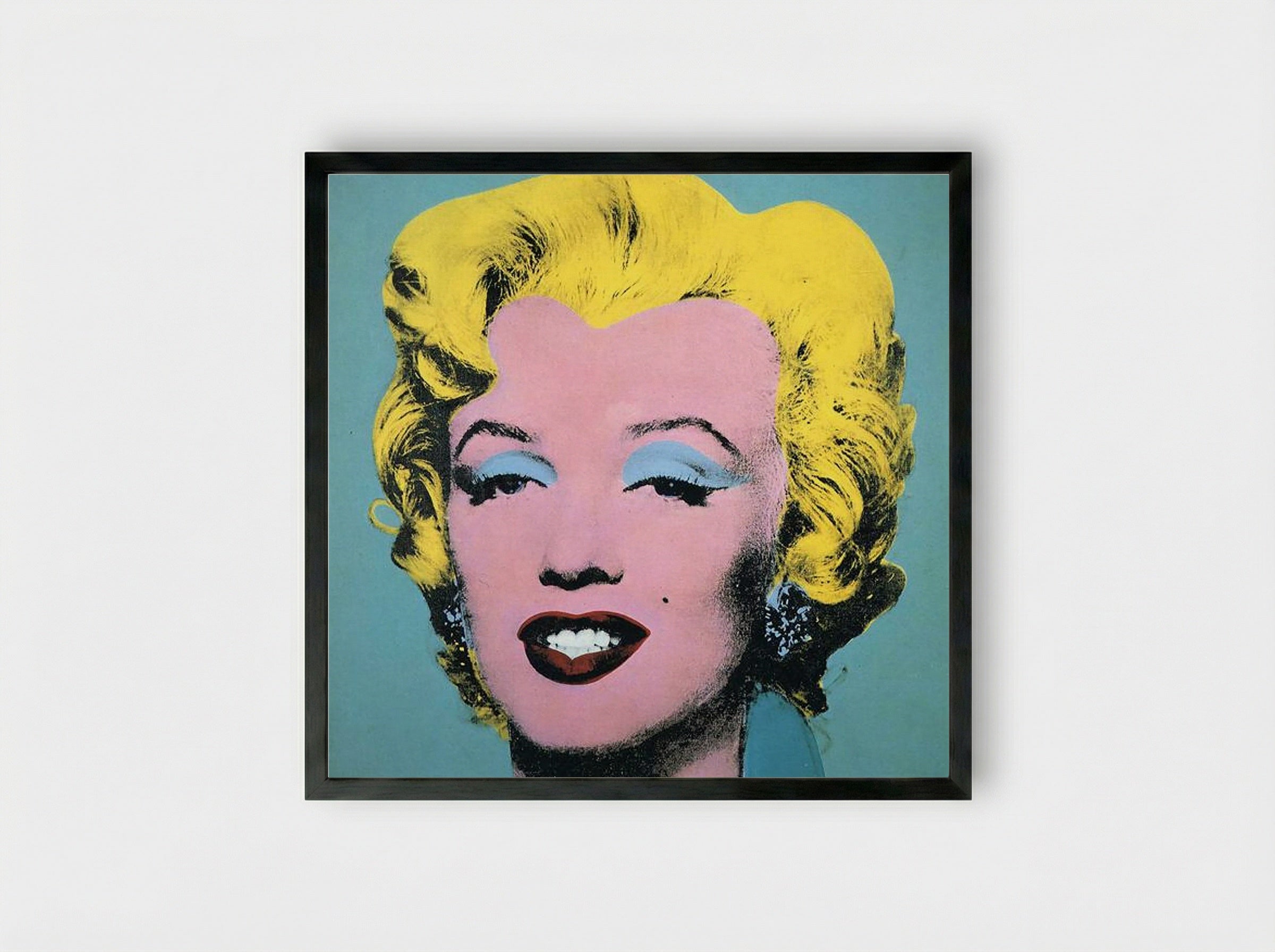 Marilyn (Andy Warhol) - Andy Warhol - Framed Print Black