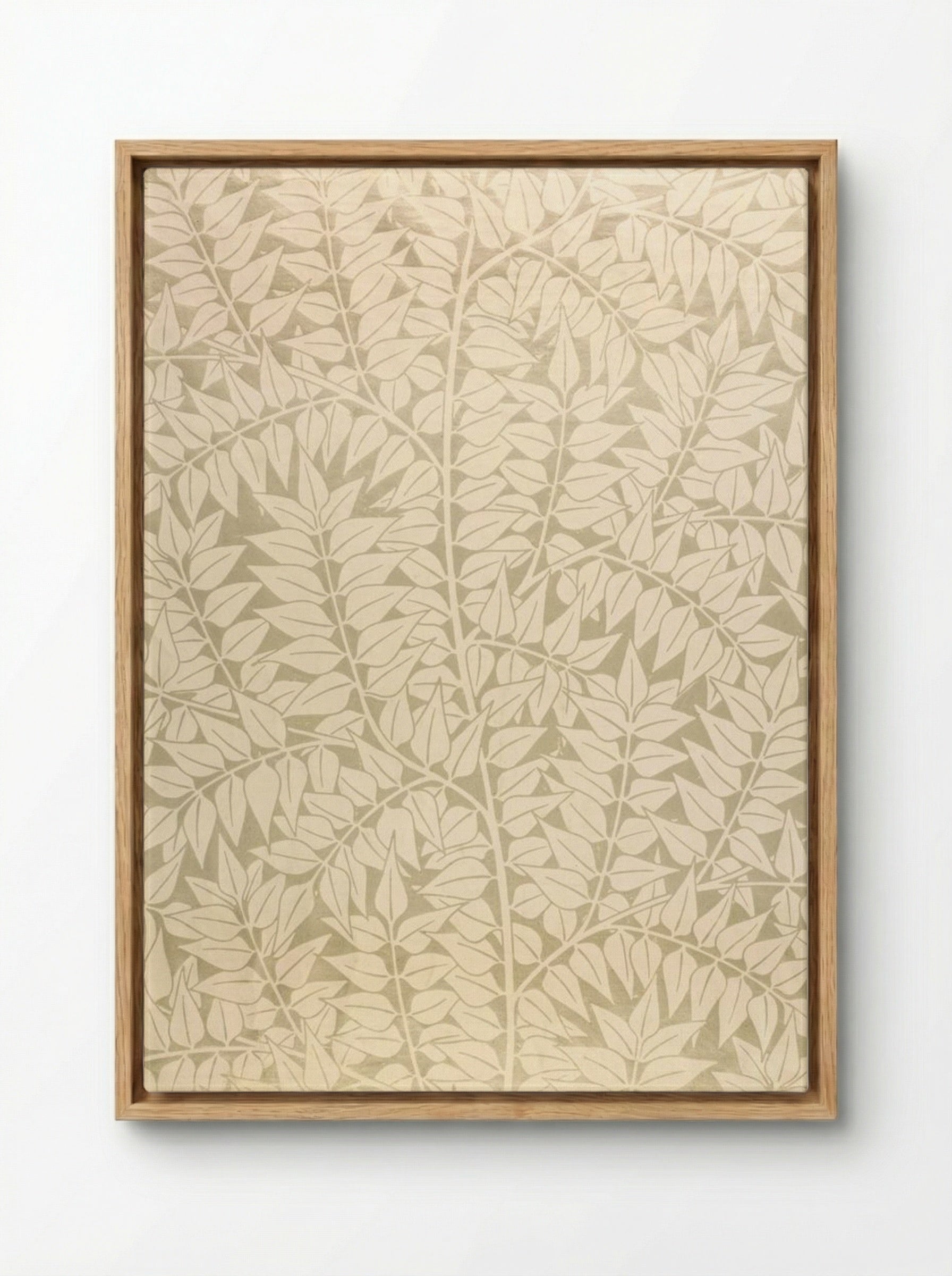 Branch - William Morris - Framed Canvas Wood