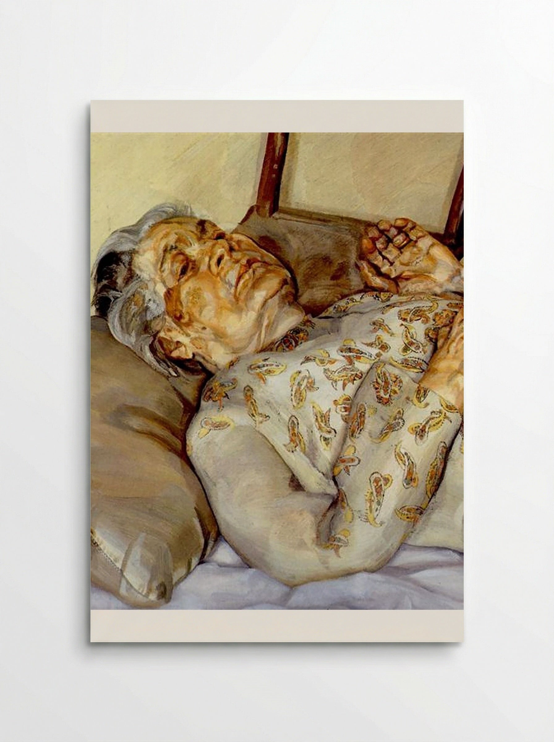 The Painter's Mother Resting III - Lucian Freud - Poster