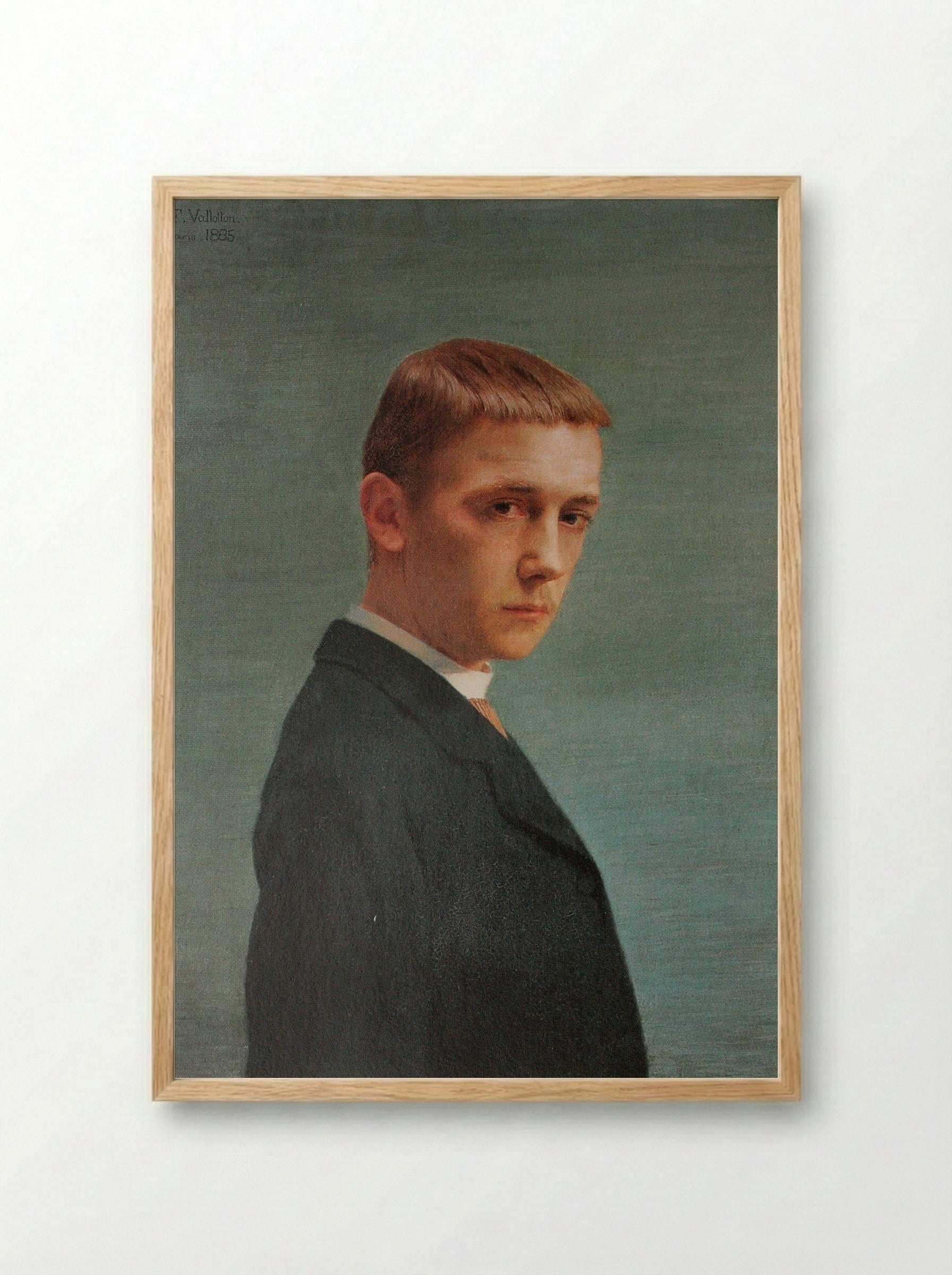 My Portrait - Félix Vallotton - Framed Print Wood