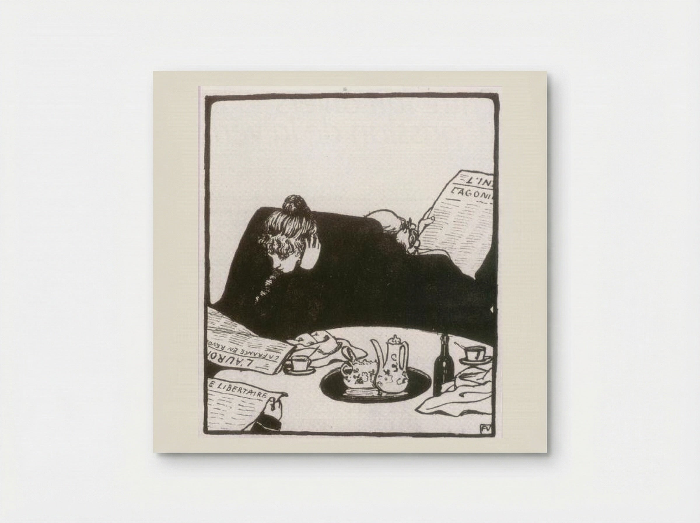The Sick One - Félix Vallotton - Poster