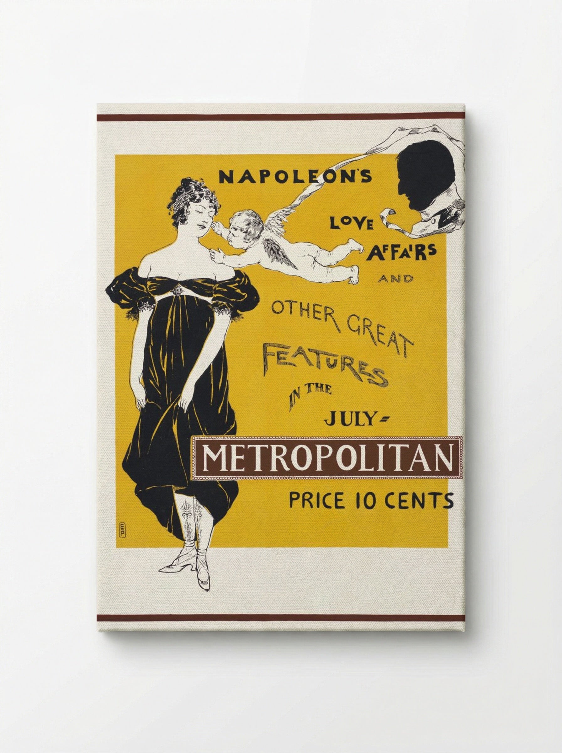 Napoleon's Love Affairs and Other Great Features in the July Metropolitan - Edward Penfield - Canvas