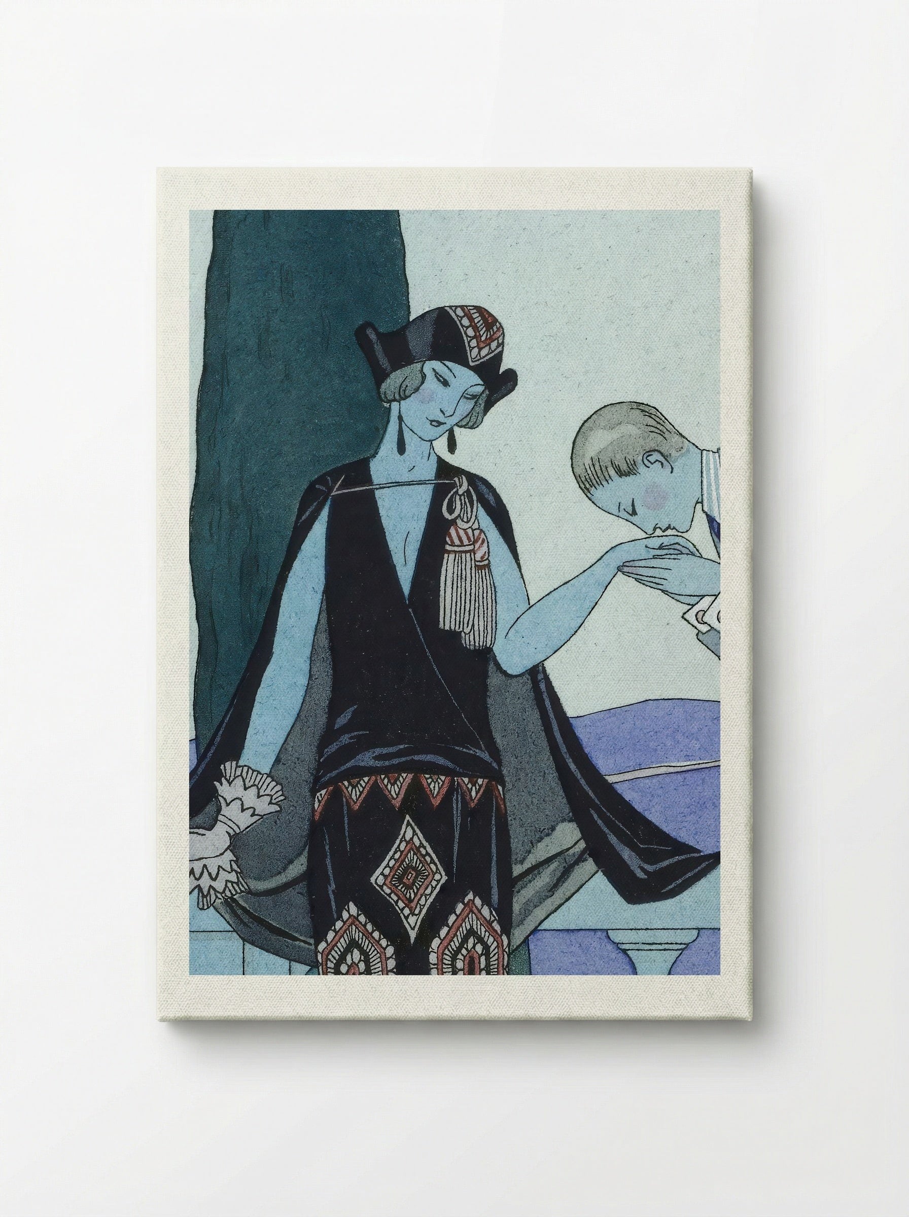 La Villa d'Este - George Barbier - Canvas